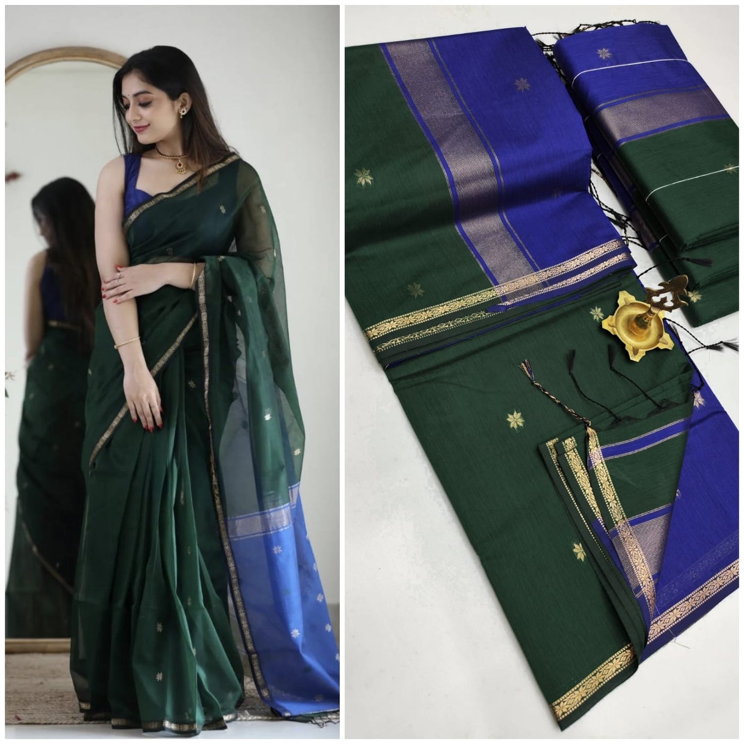 Maheshwari Silk Cotton Sarees