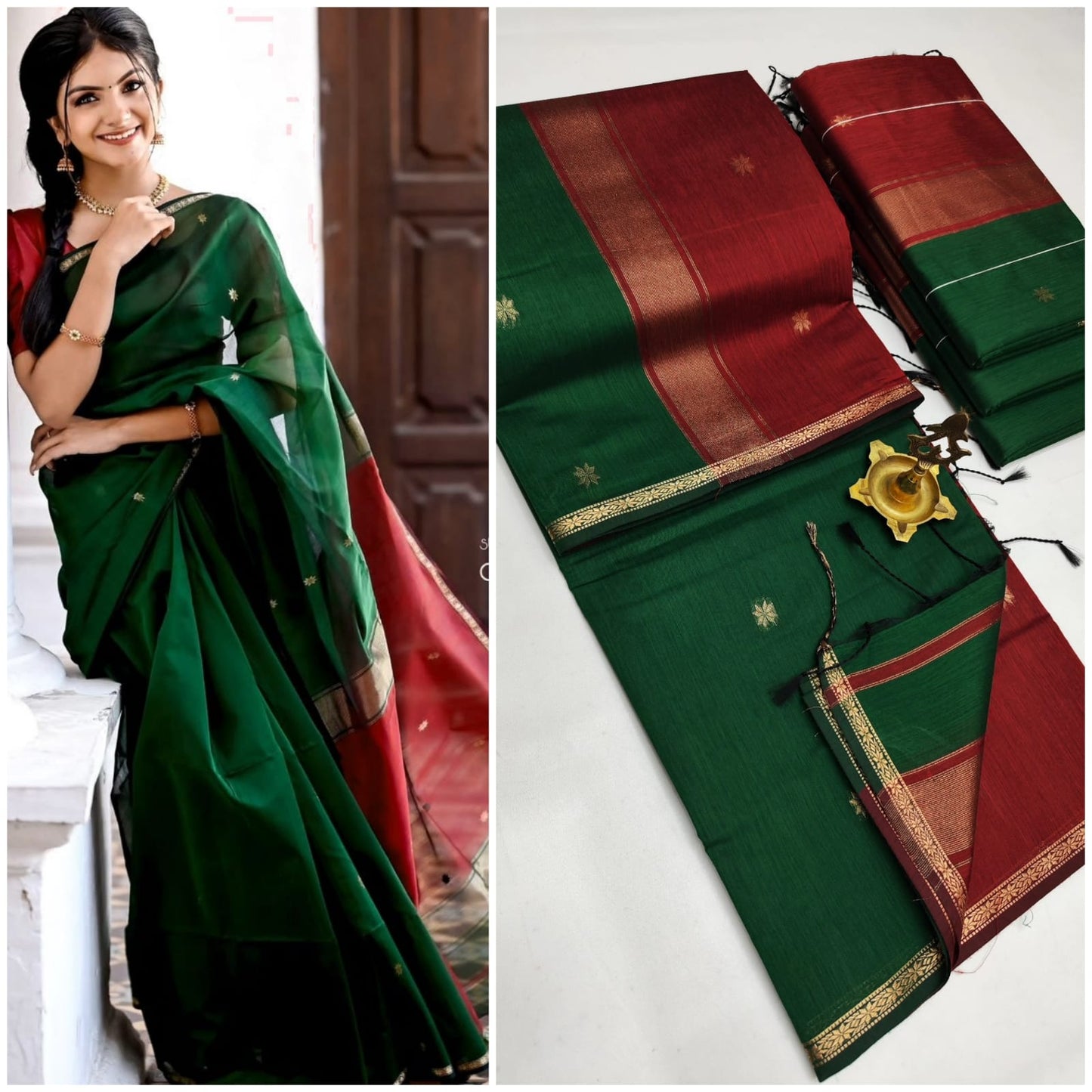 Maheshwari Silk Cotton Sarees