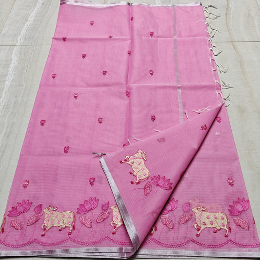Embroidery Kota Saree