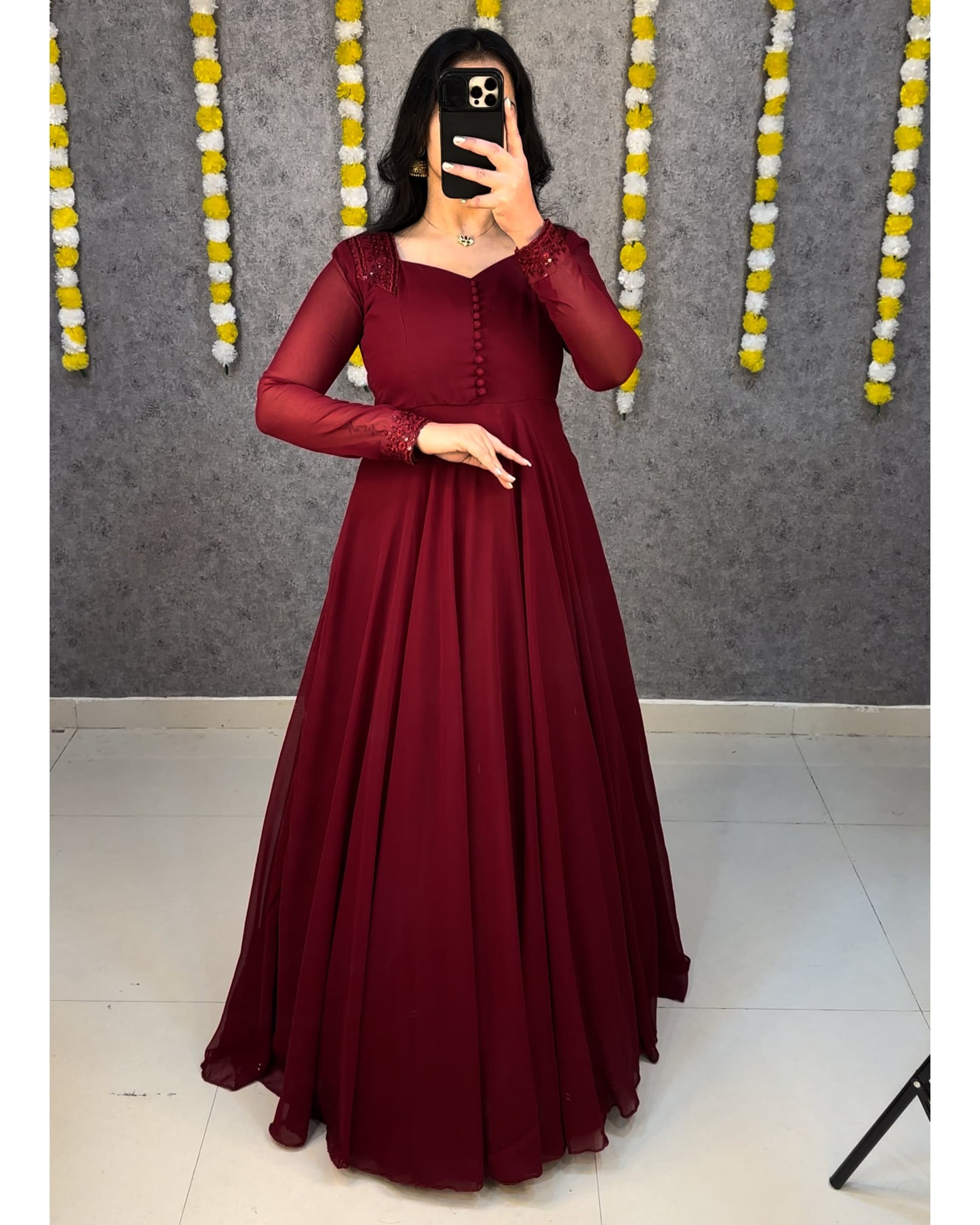 Designer Gown with Dupatta