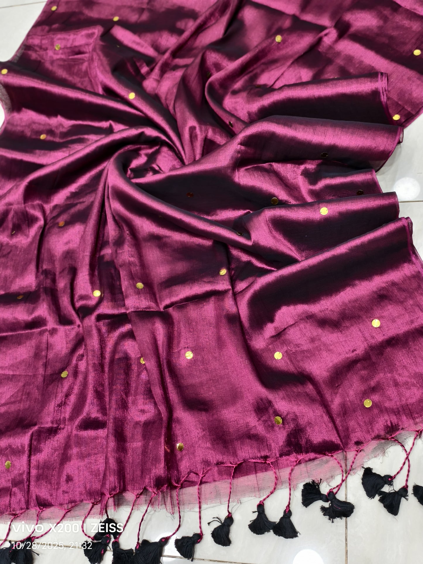 Tissue silk saree
