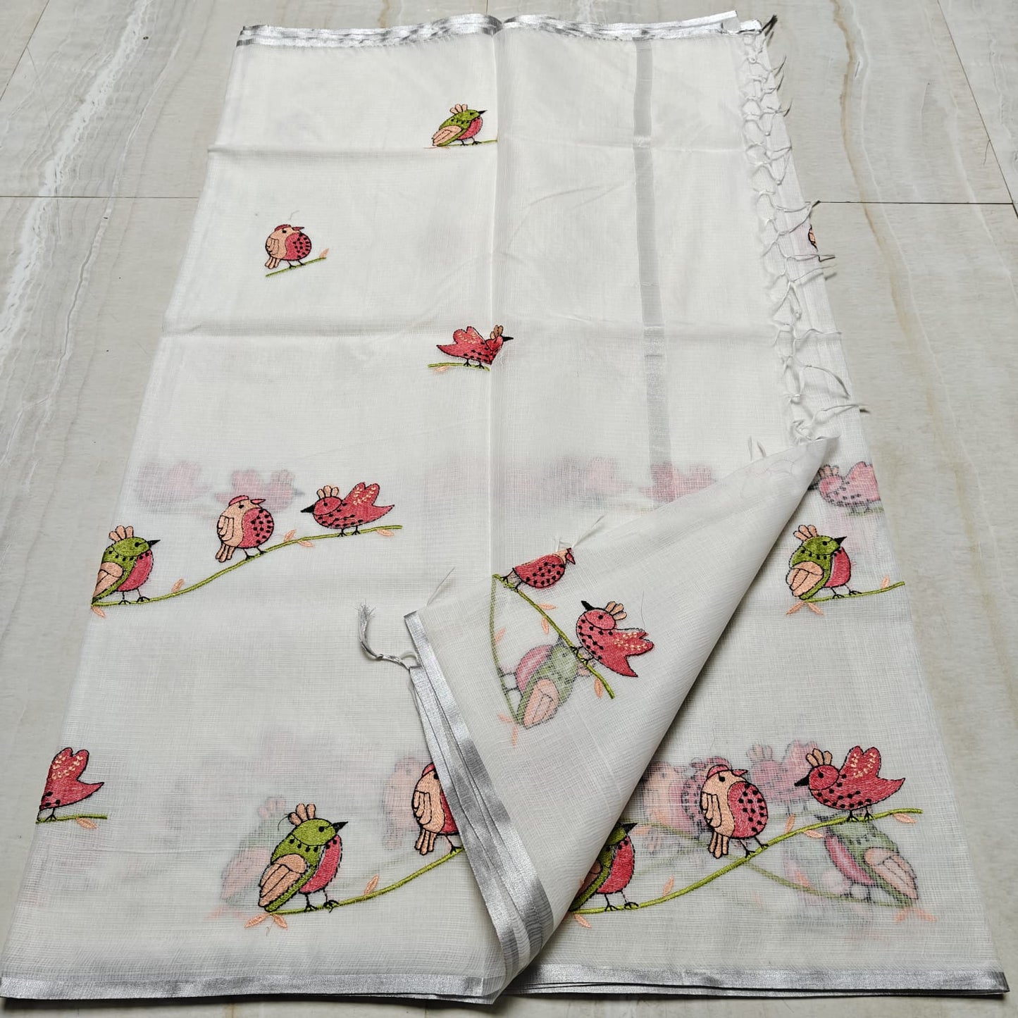 Embroidery Kota Saree