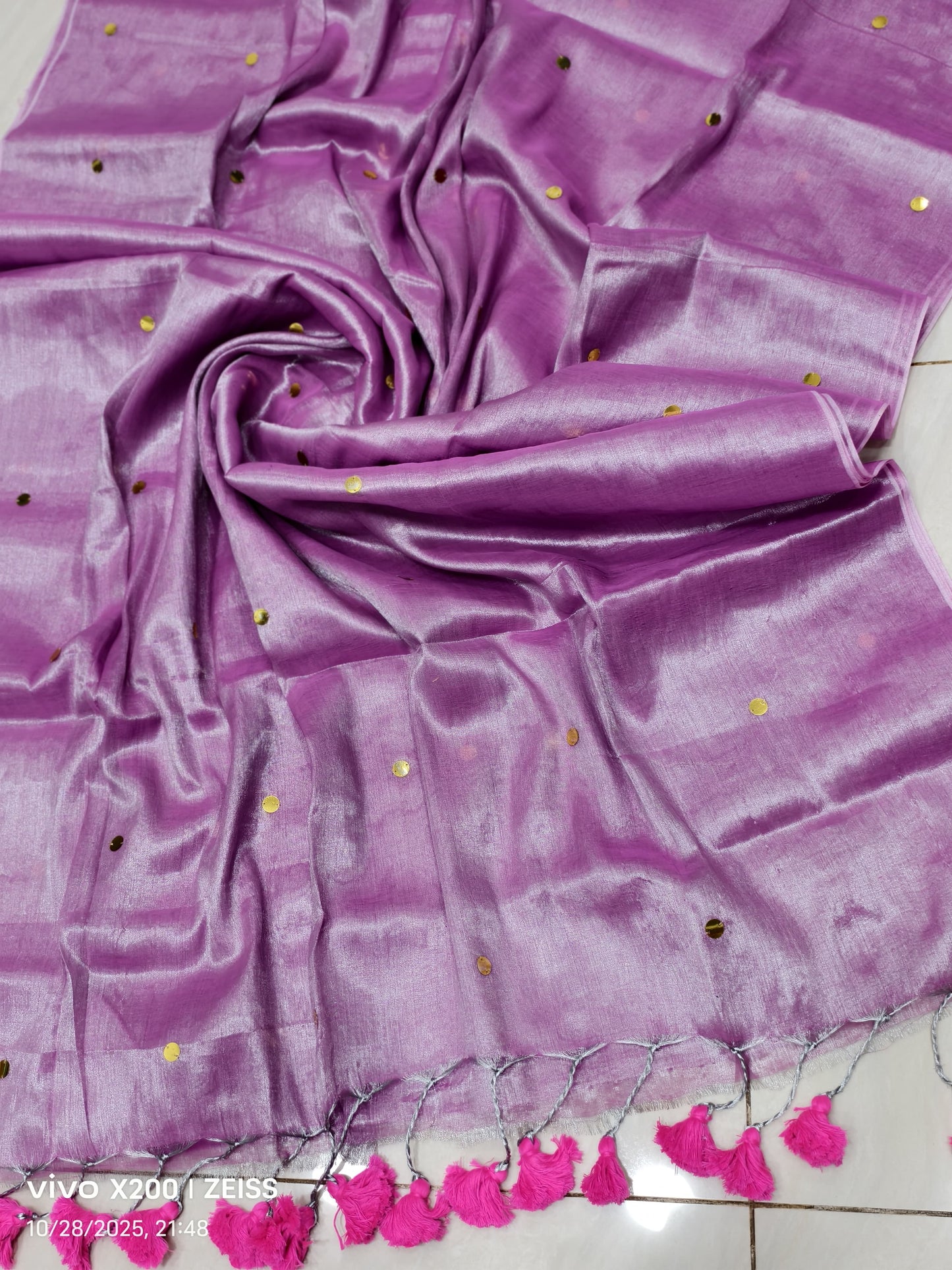 Tissue silk saree