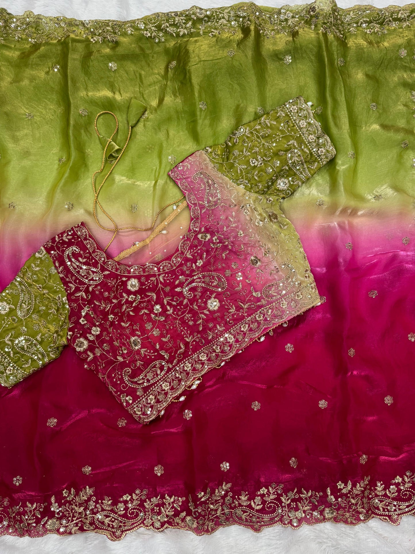 Colourful saree