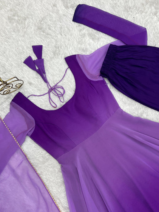 Fully Flared Anarkali Set