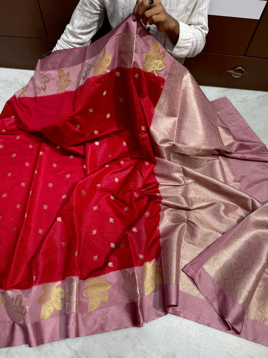 Banarasi Dybal Dupion Soft Silk Saree