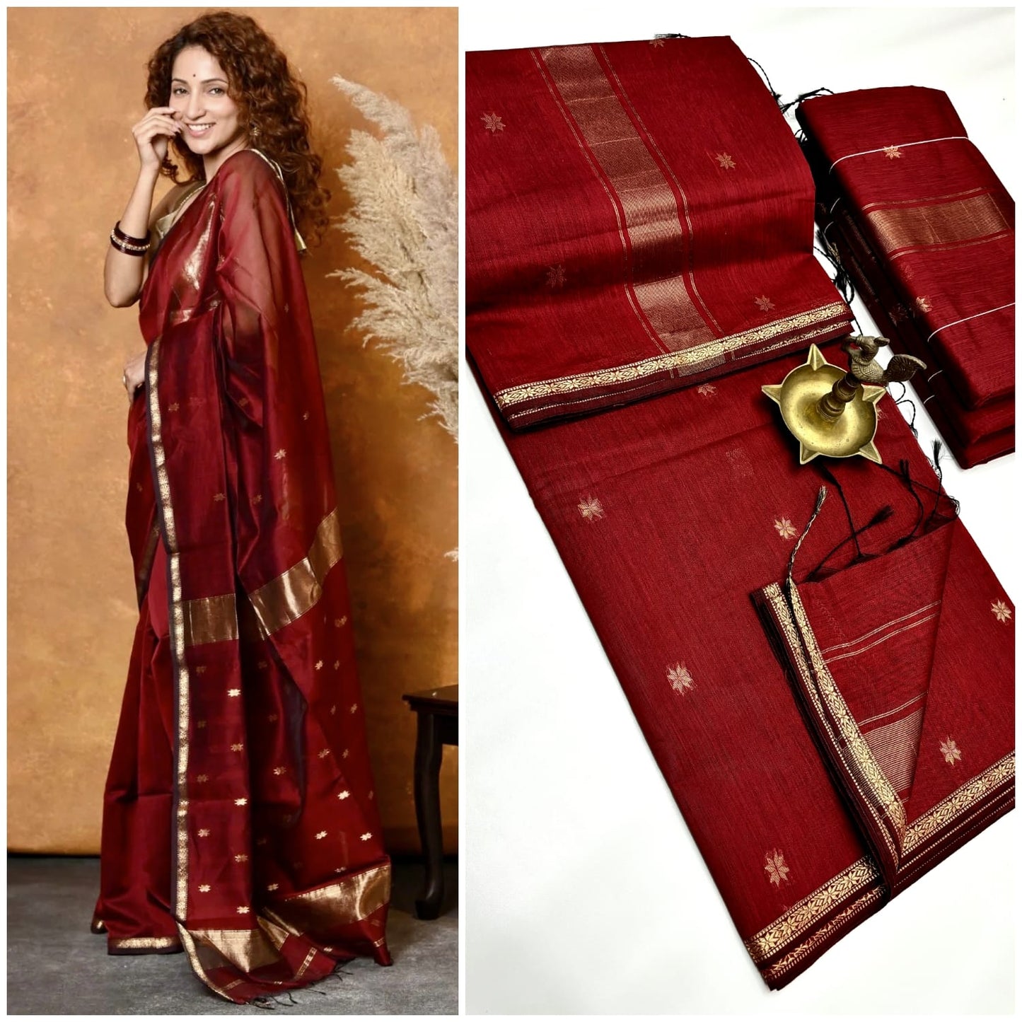 Maheshwari Silk Cotton Sarees