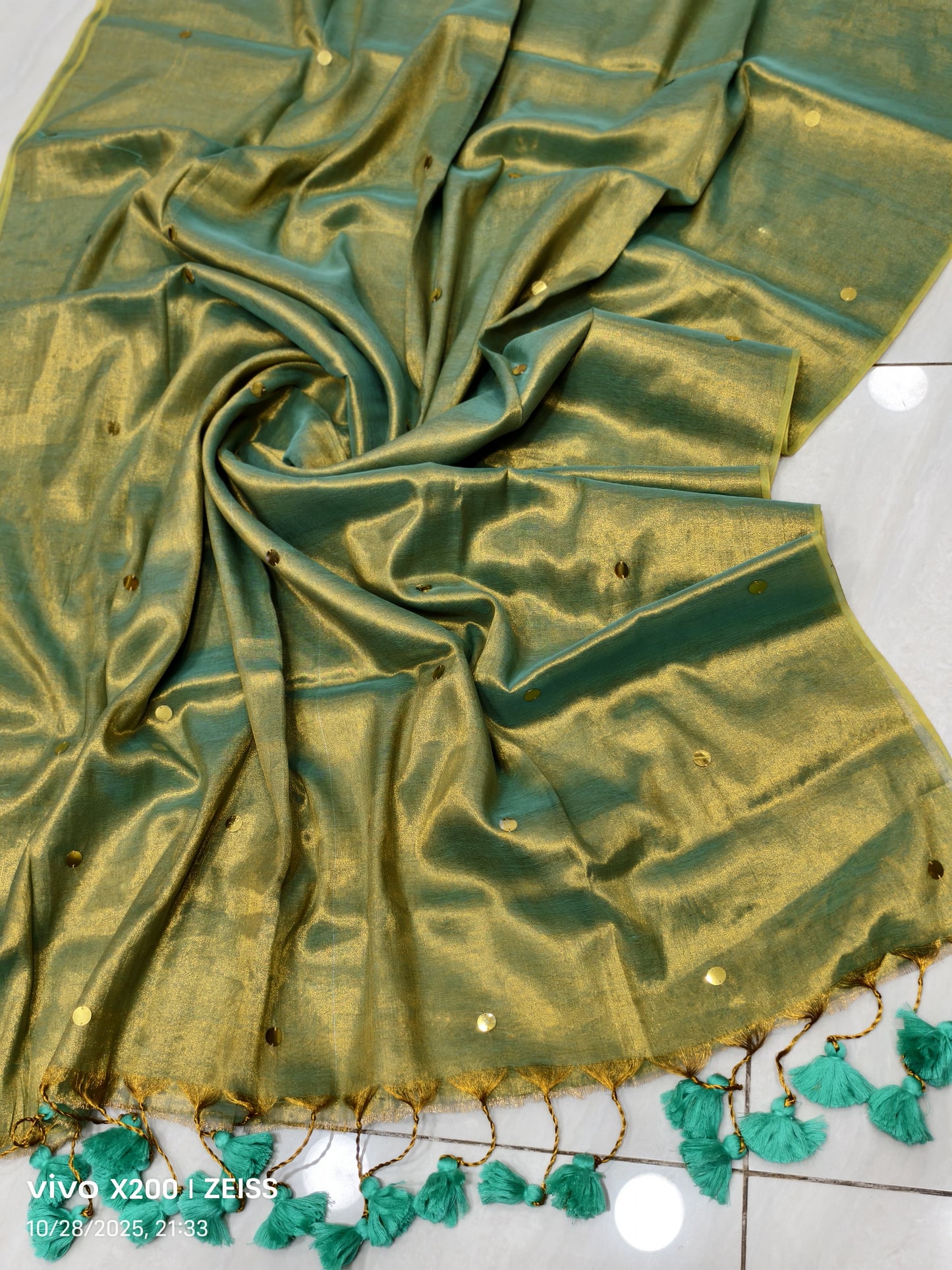 Tissue silk saree