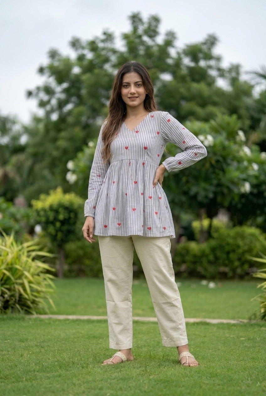 Top pant set