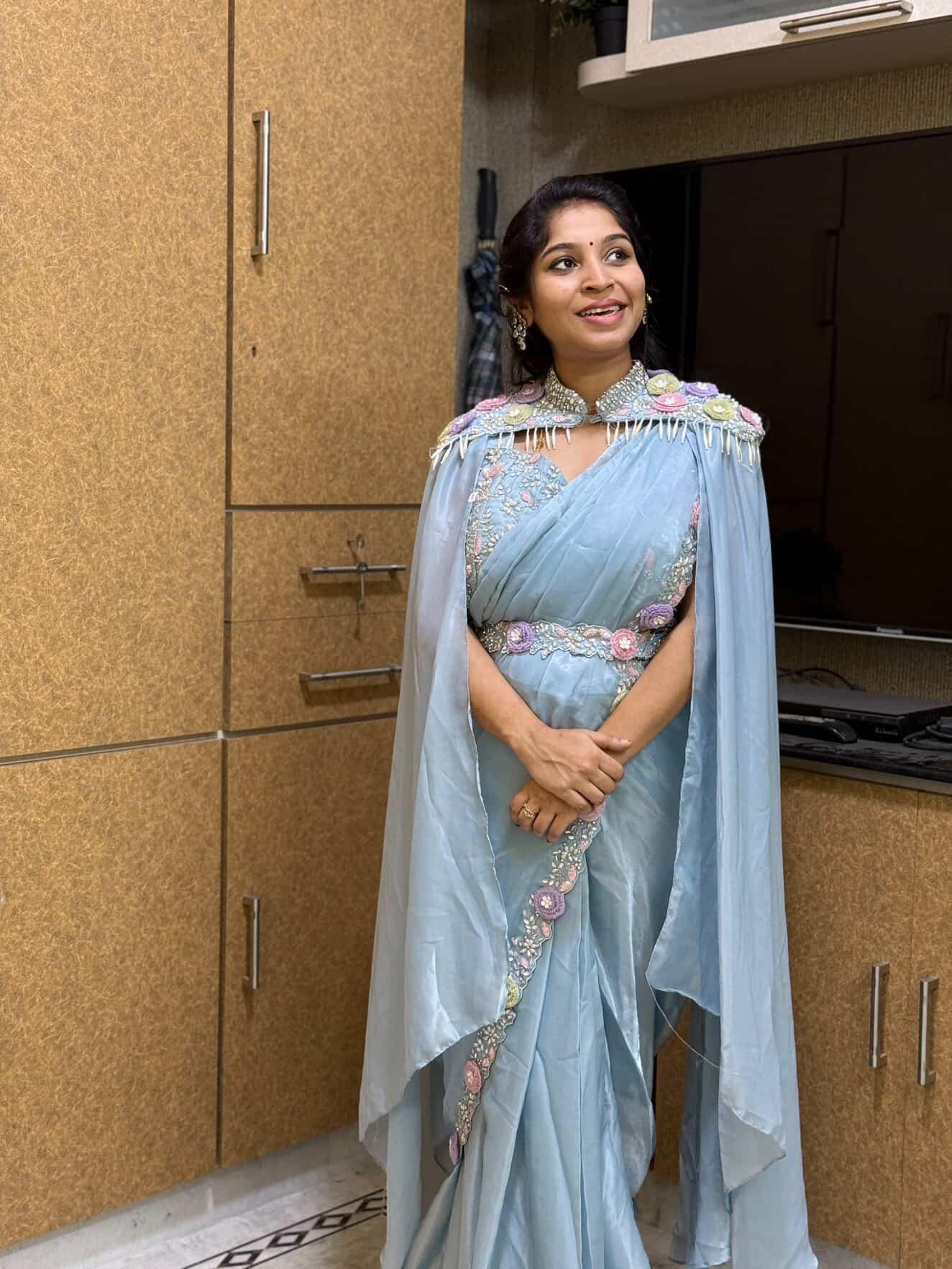 One minute saree