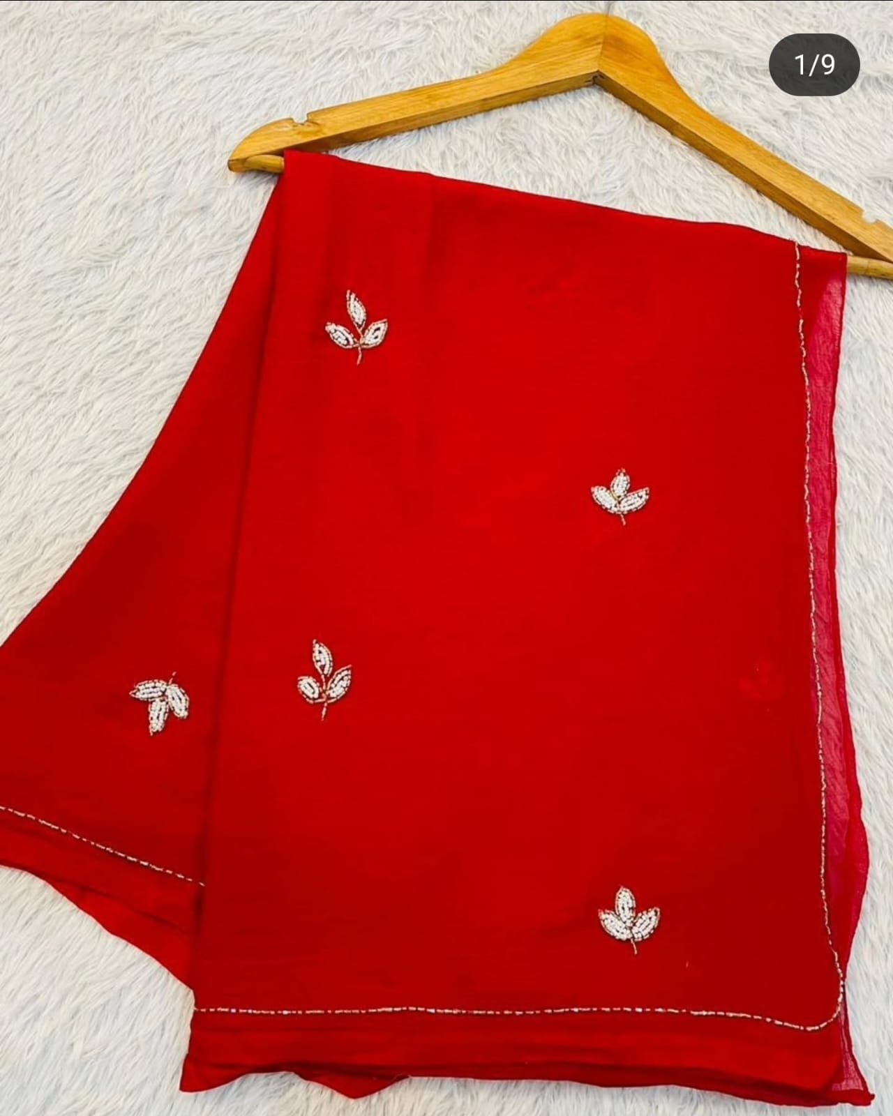 Chiffon rolling saree