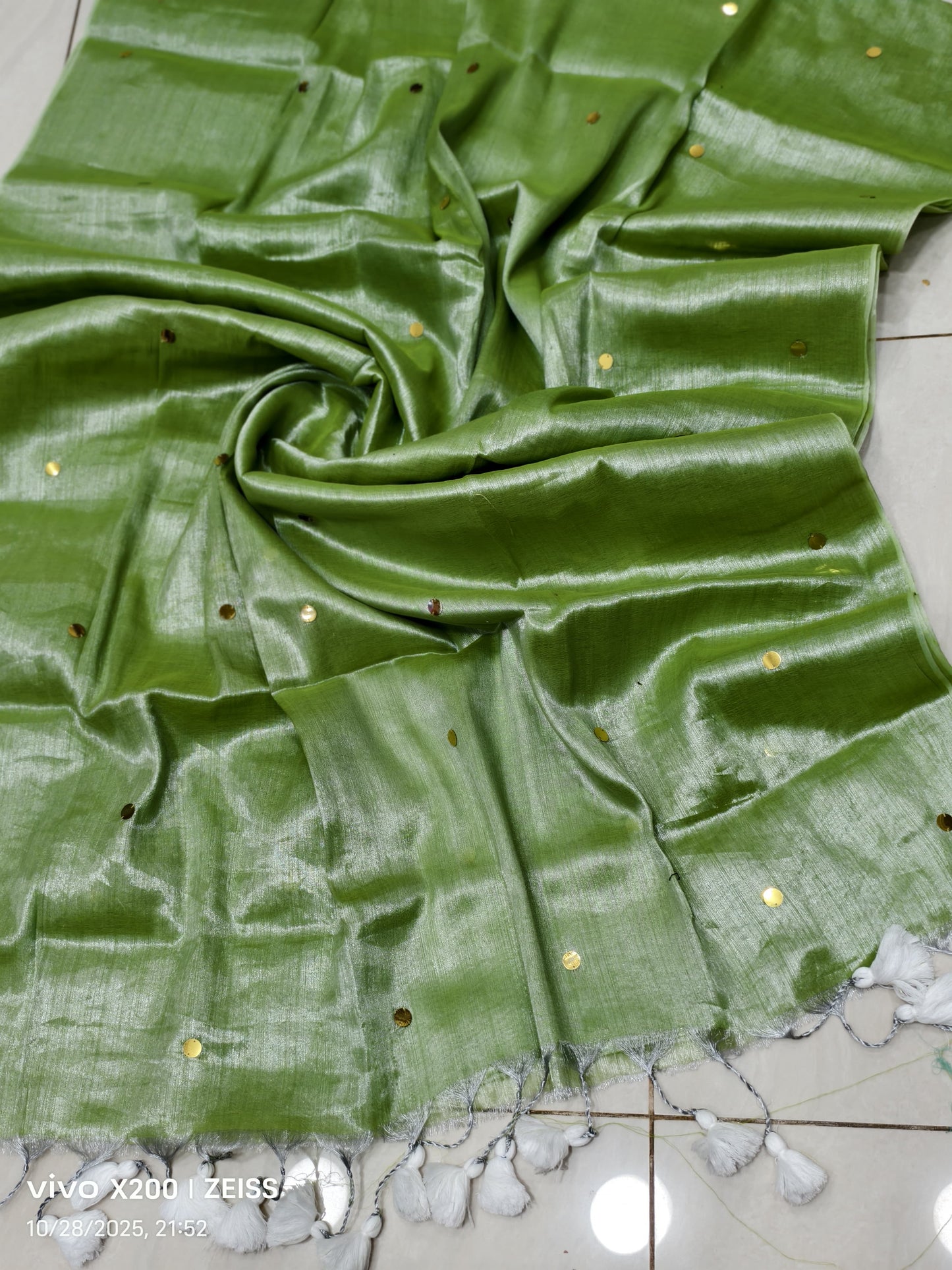 Tissue silk saree