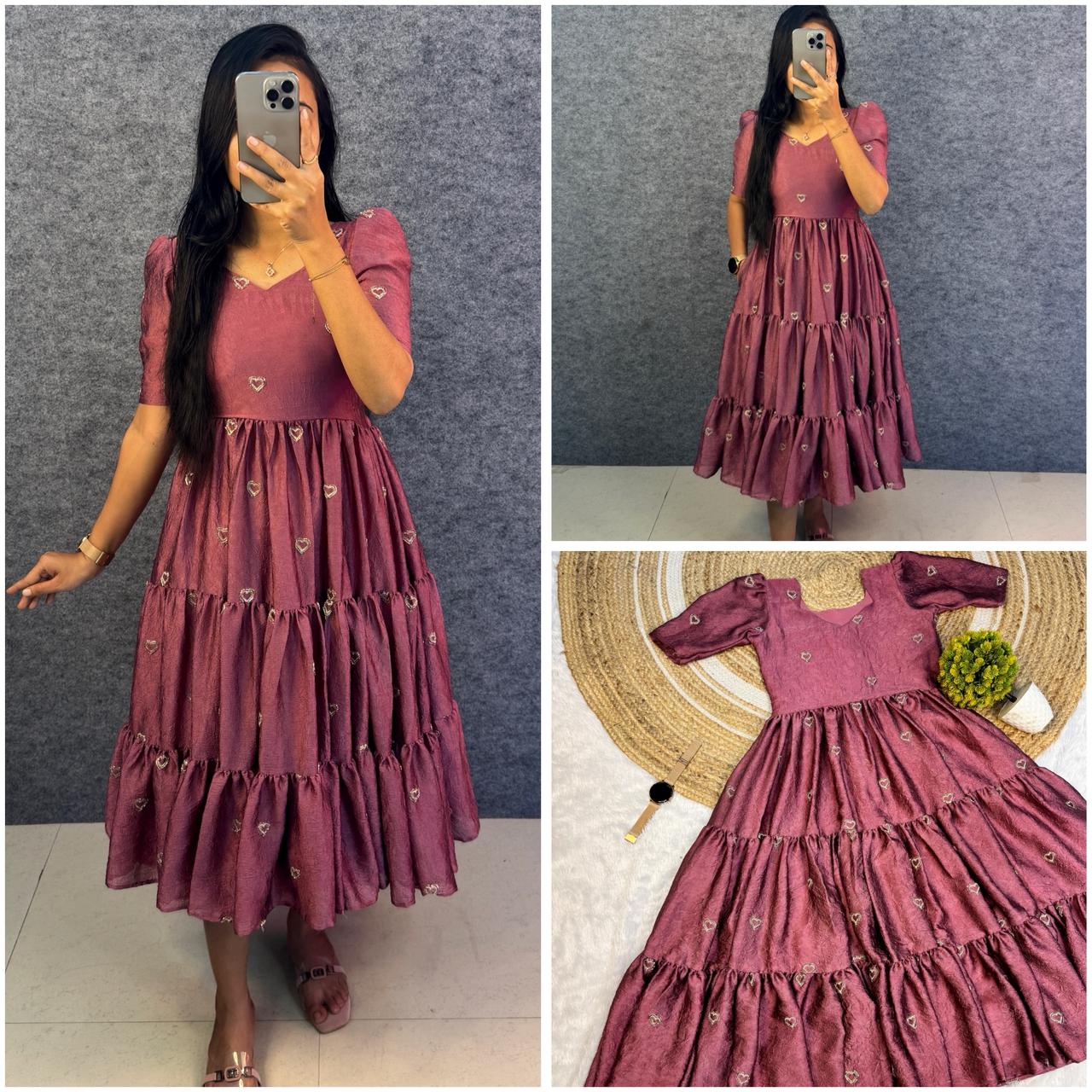 Heart shape frock