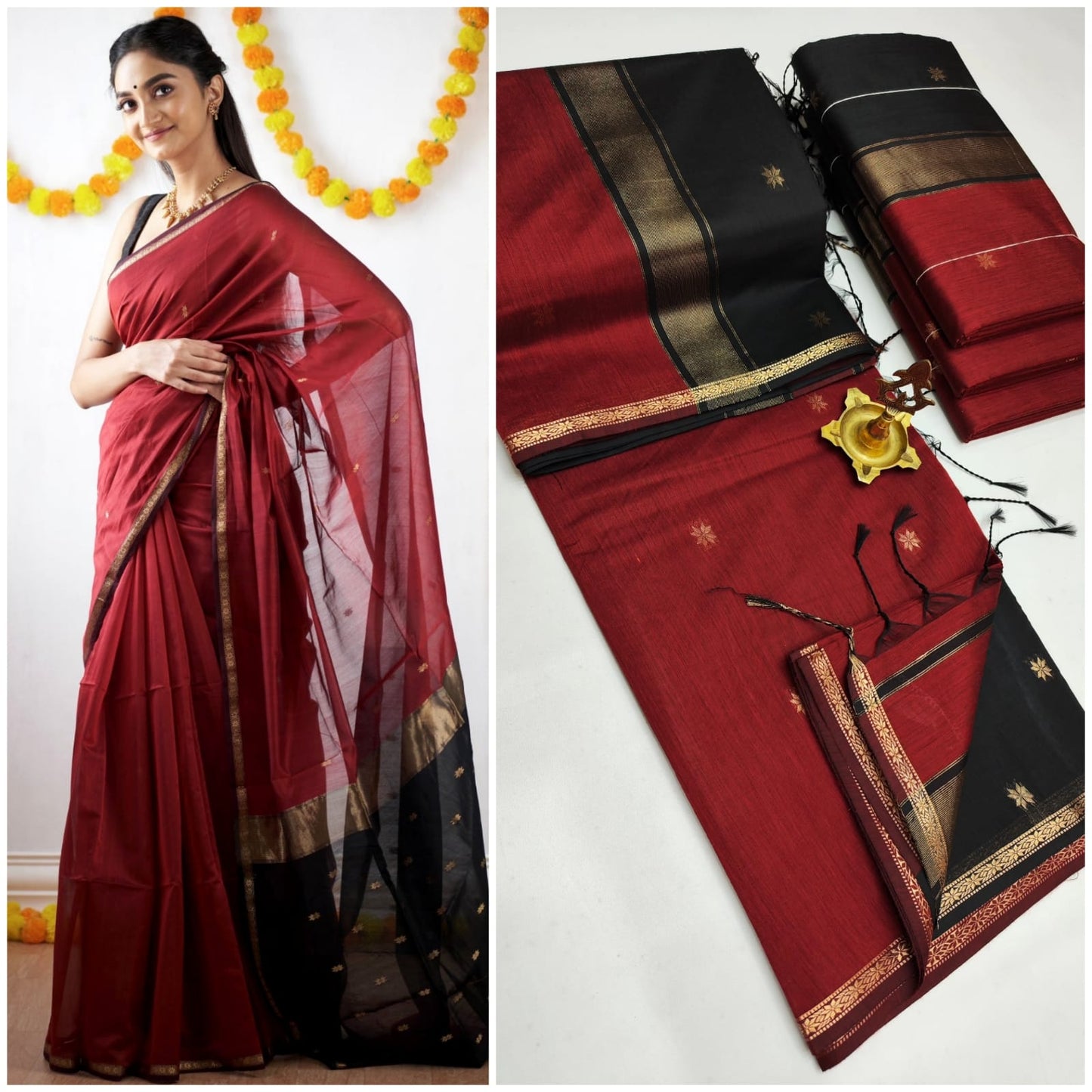 Maheshwari Silk Cotton Sarees