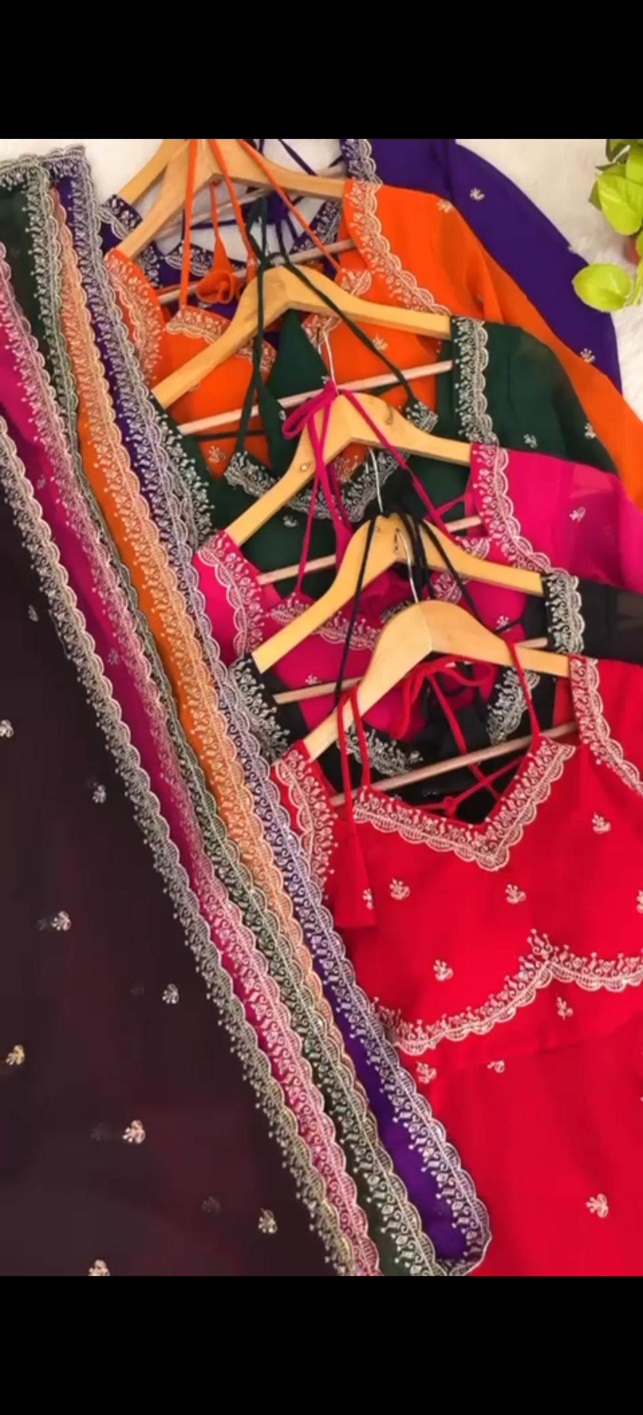 Fox Georgette Party Wear Gown Set