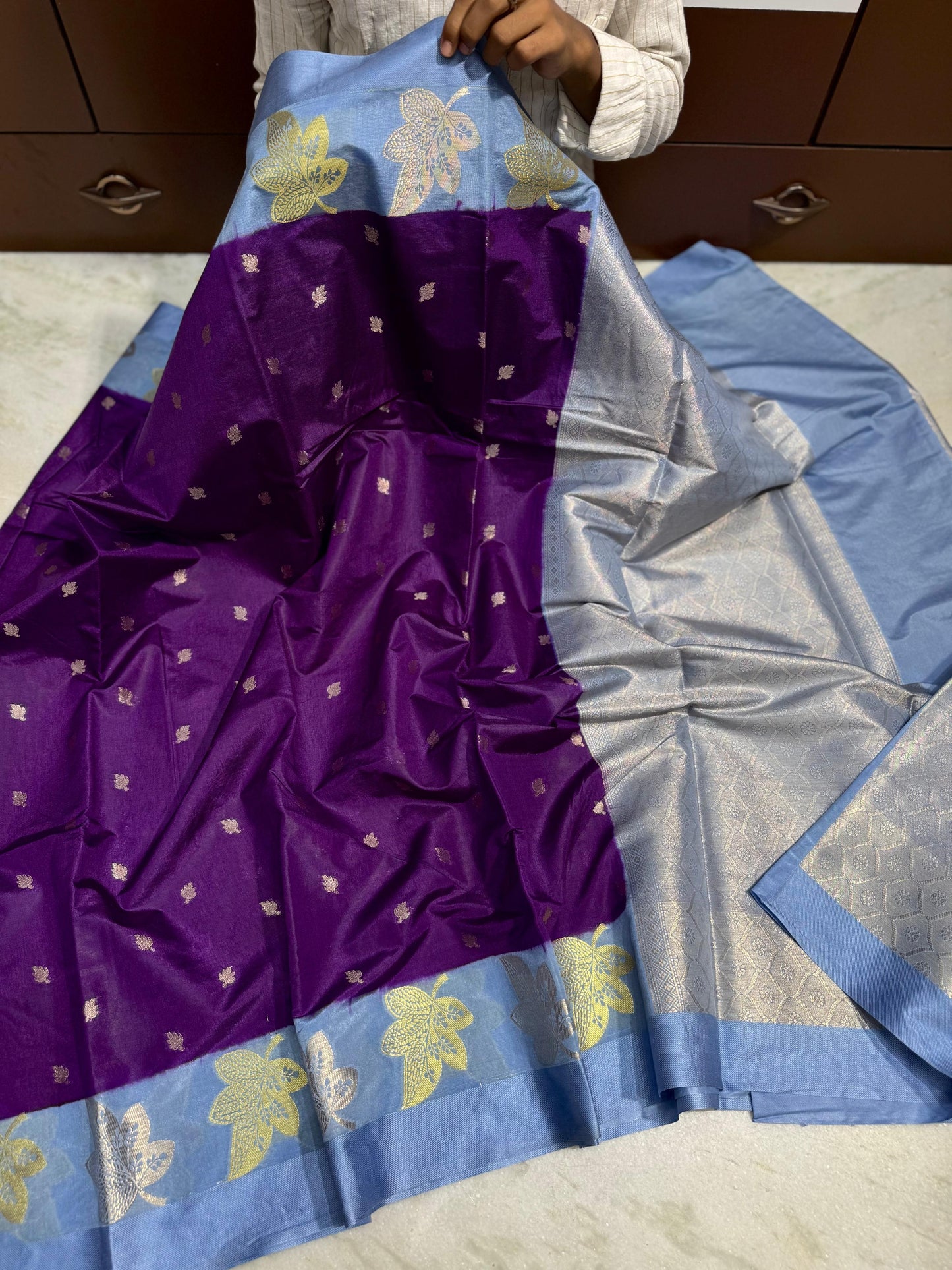 Banarasi Dybal Dupion Soft Silk Saree