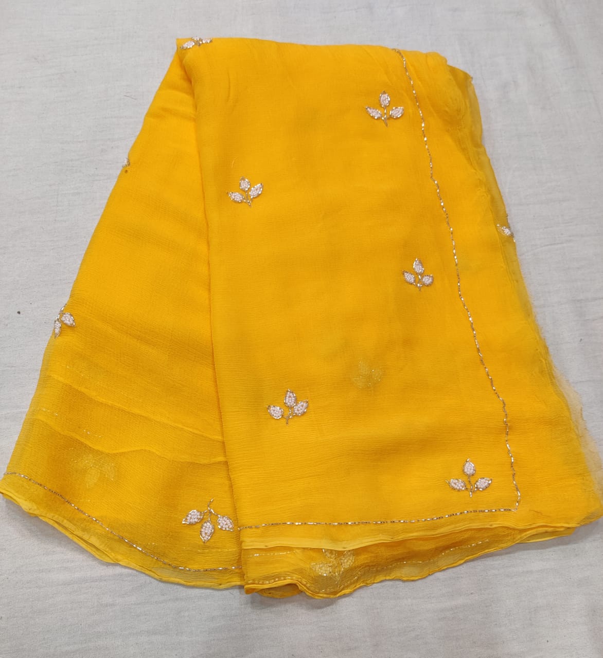 Chiffon rolling saree