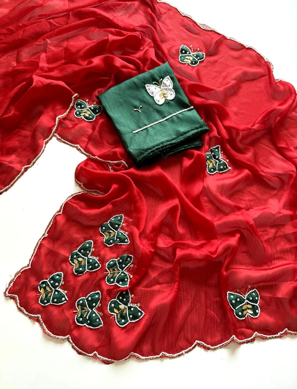 Butterfly saree