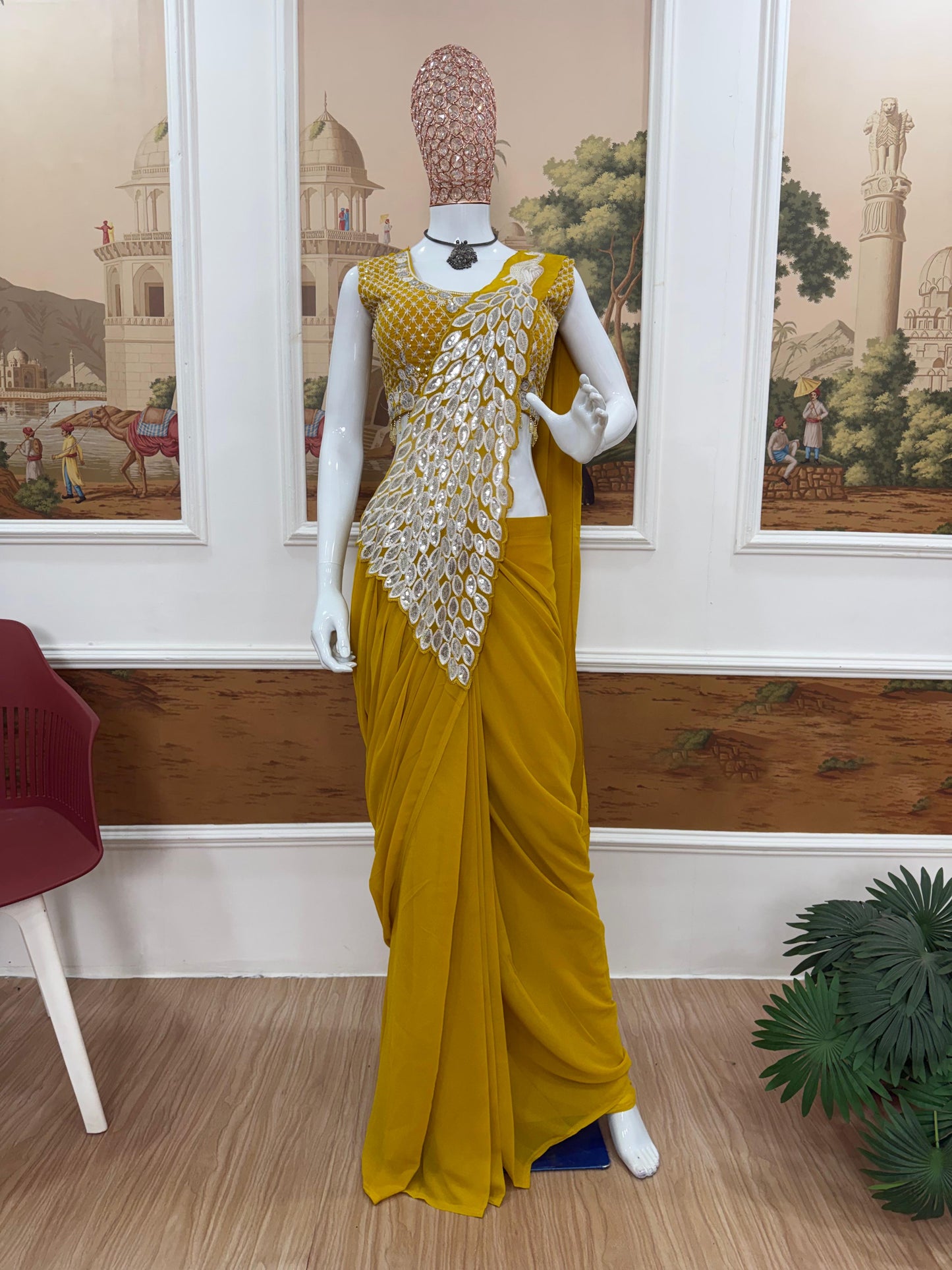 1 min saree