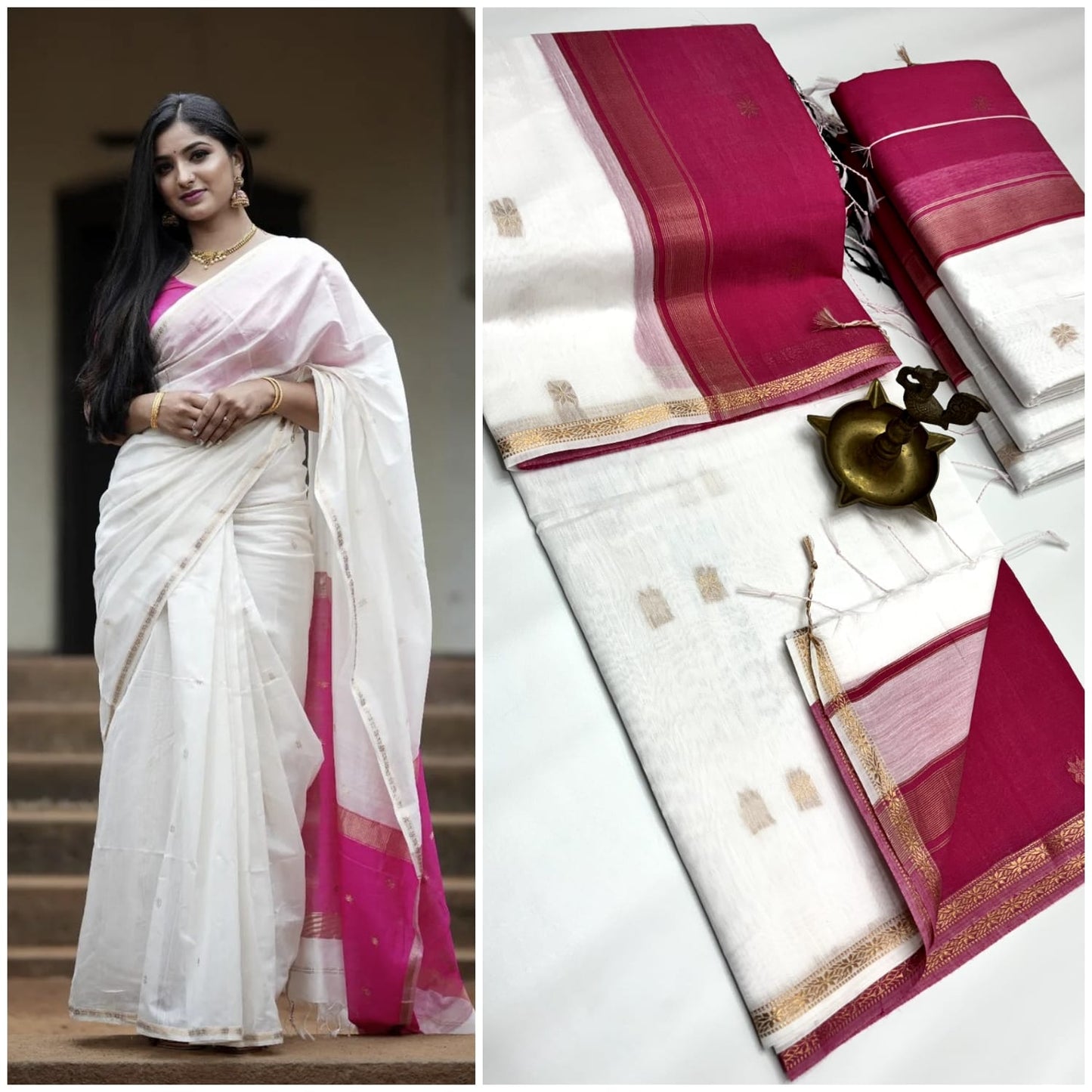 Maheshwari Silk Cotton Sarees