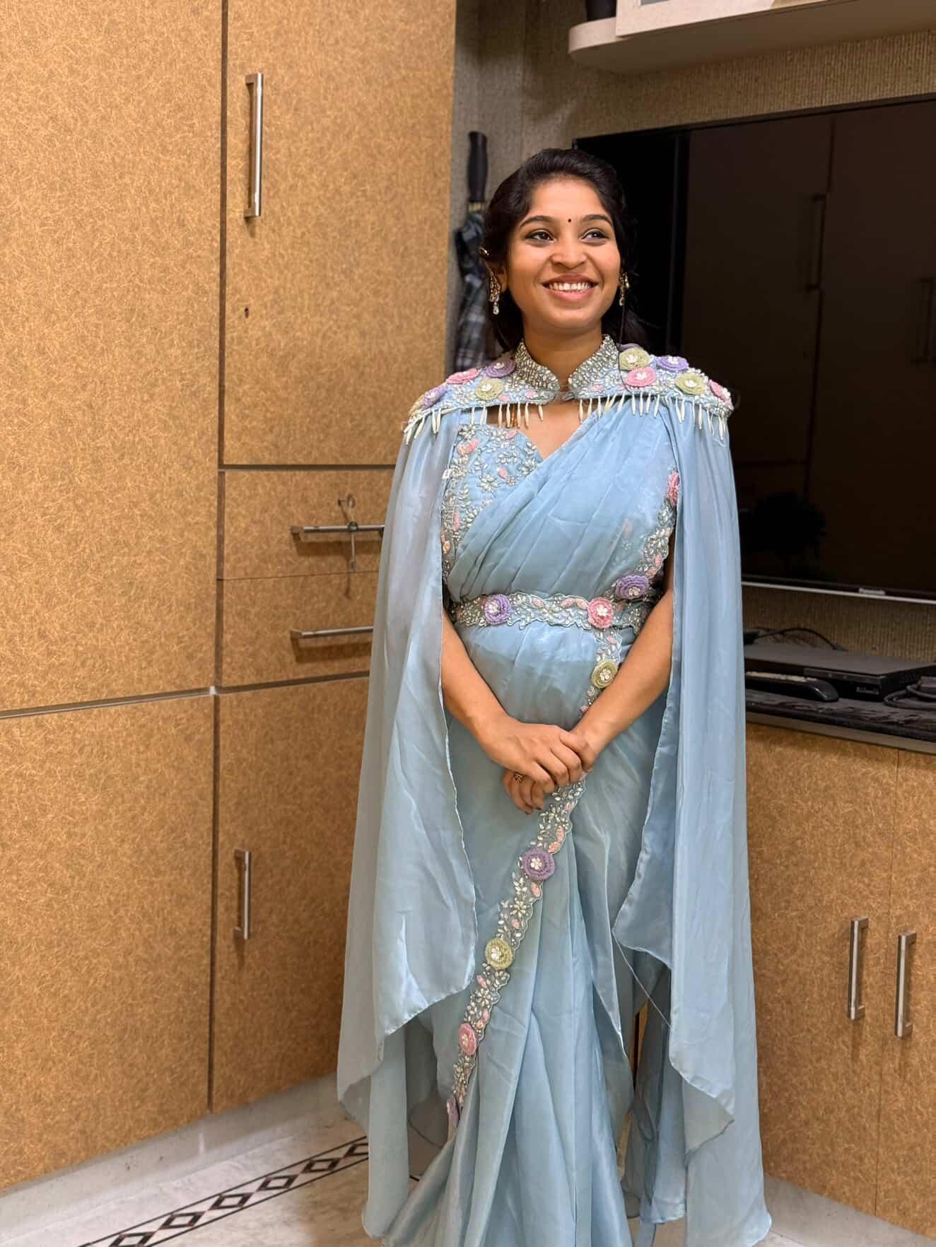 One minute saree