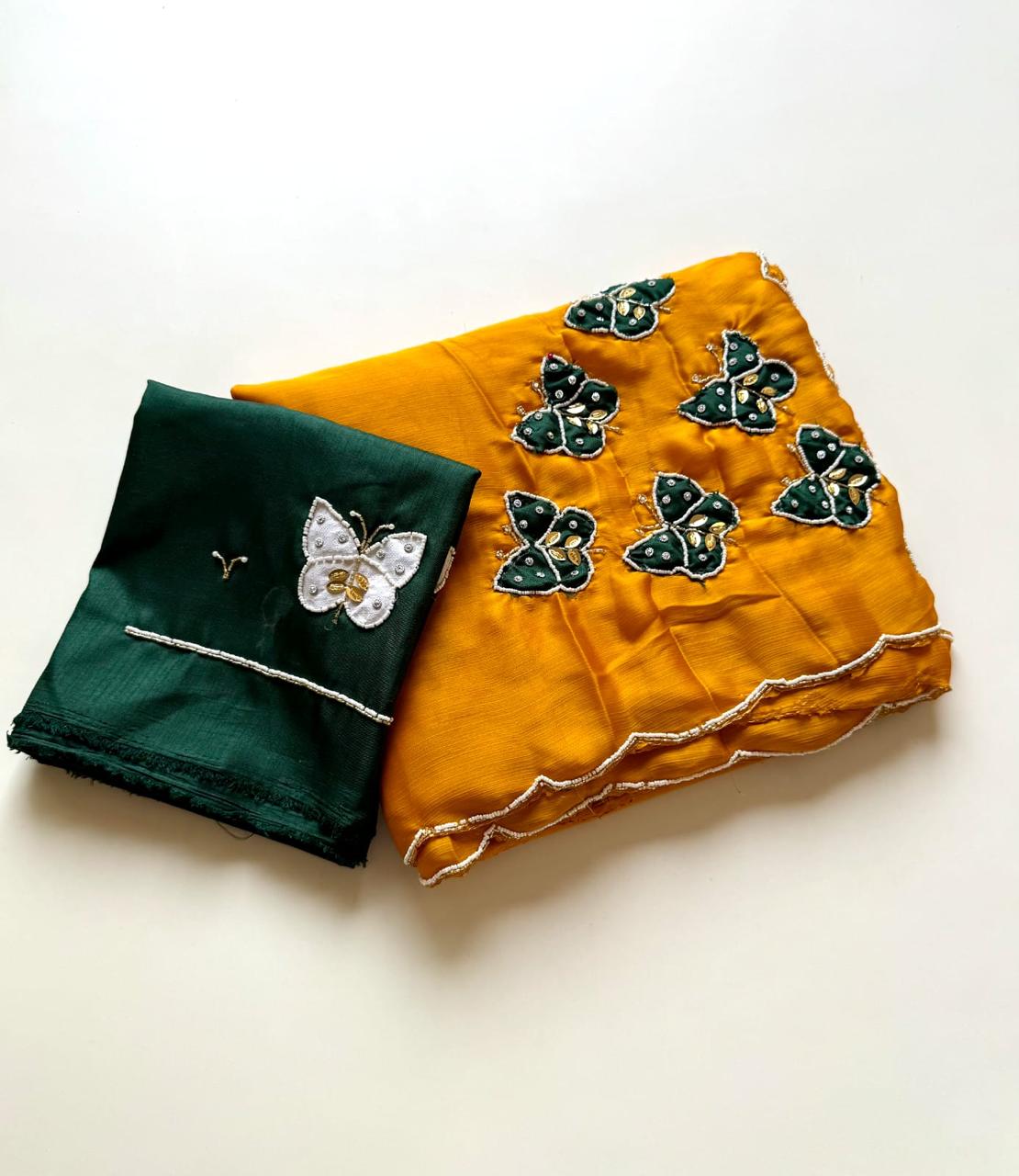 Butterfly saree
