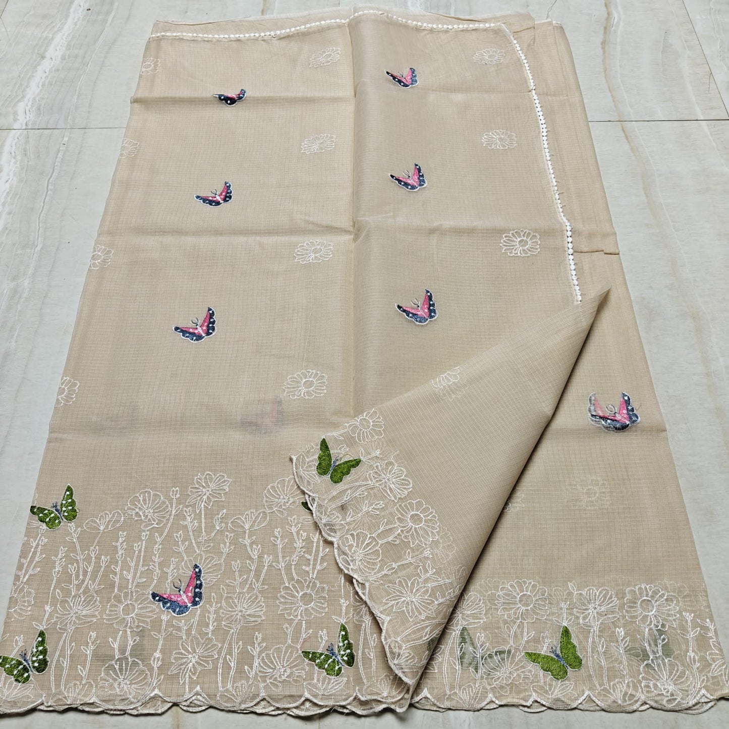 Embroidery Kota Saree