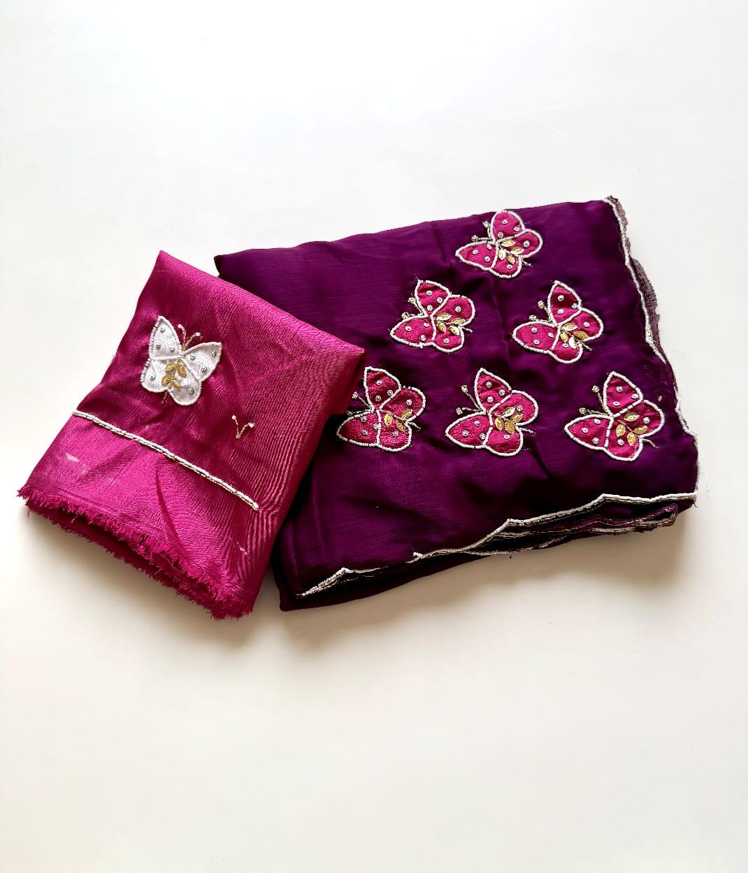 Butterfly saree