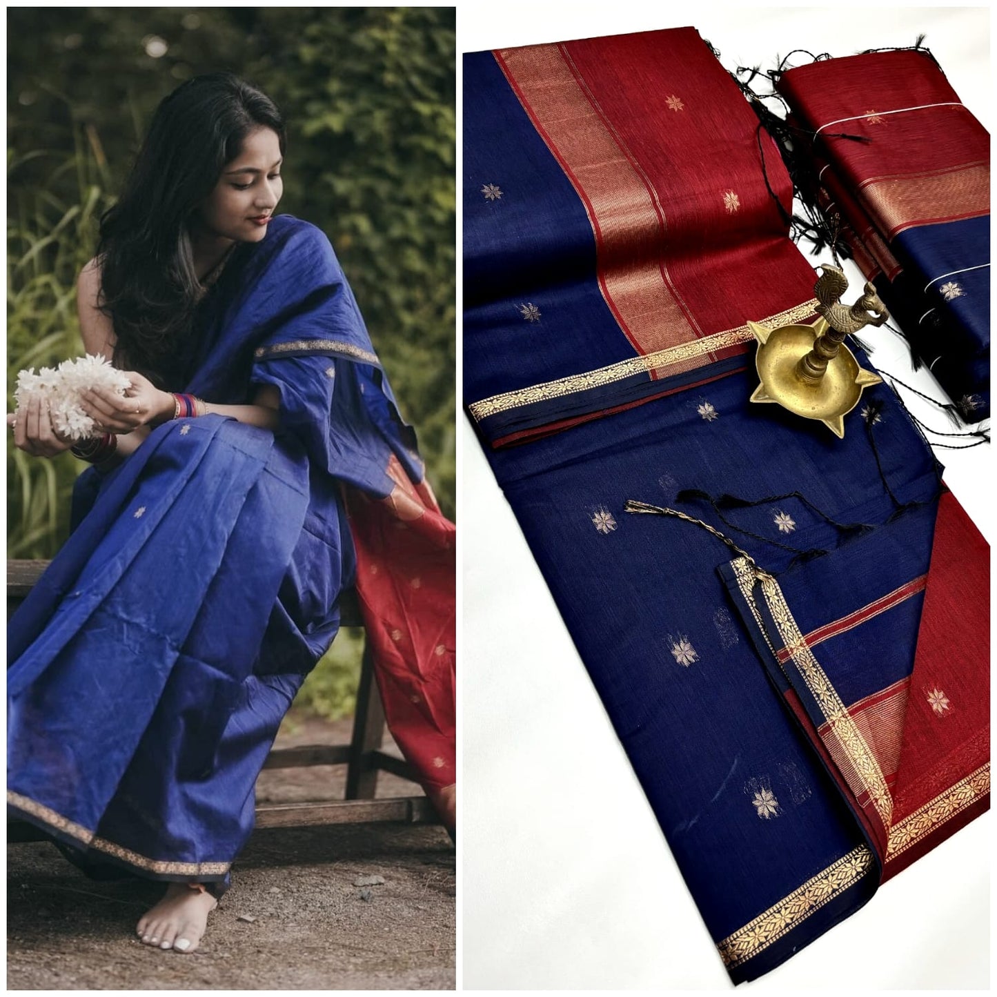 Maheshwari Silk Cotton Sarees