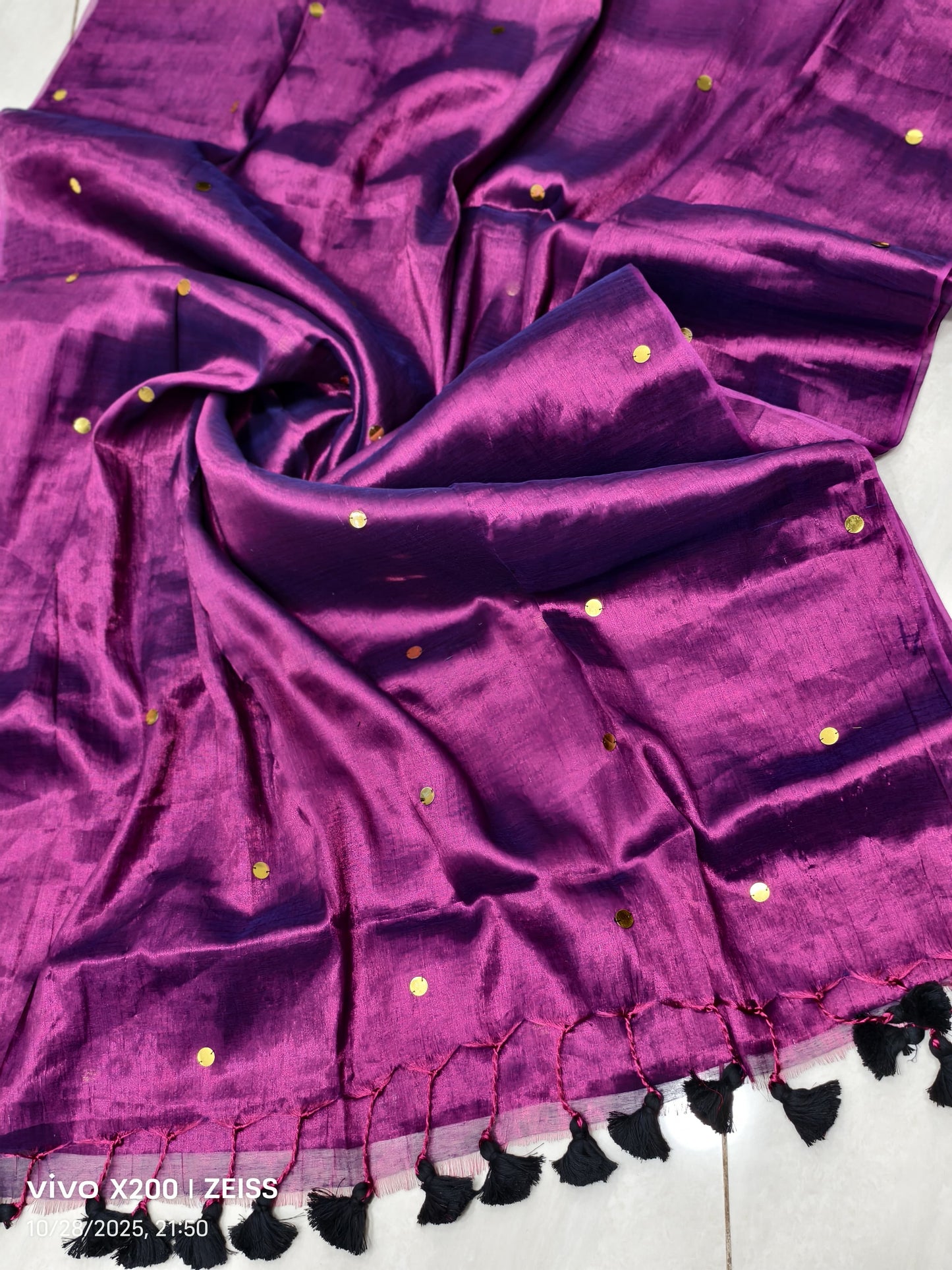 Tissue silk saree