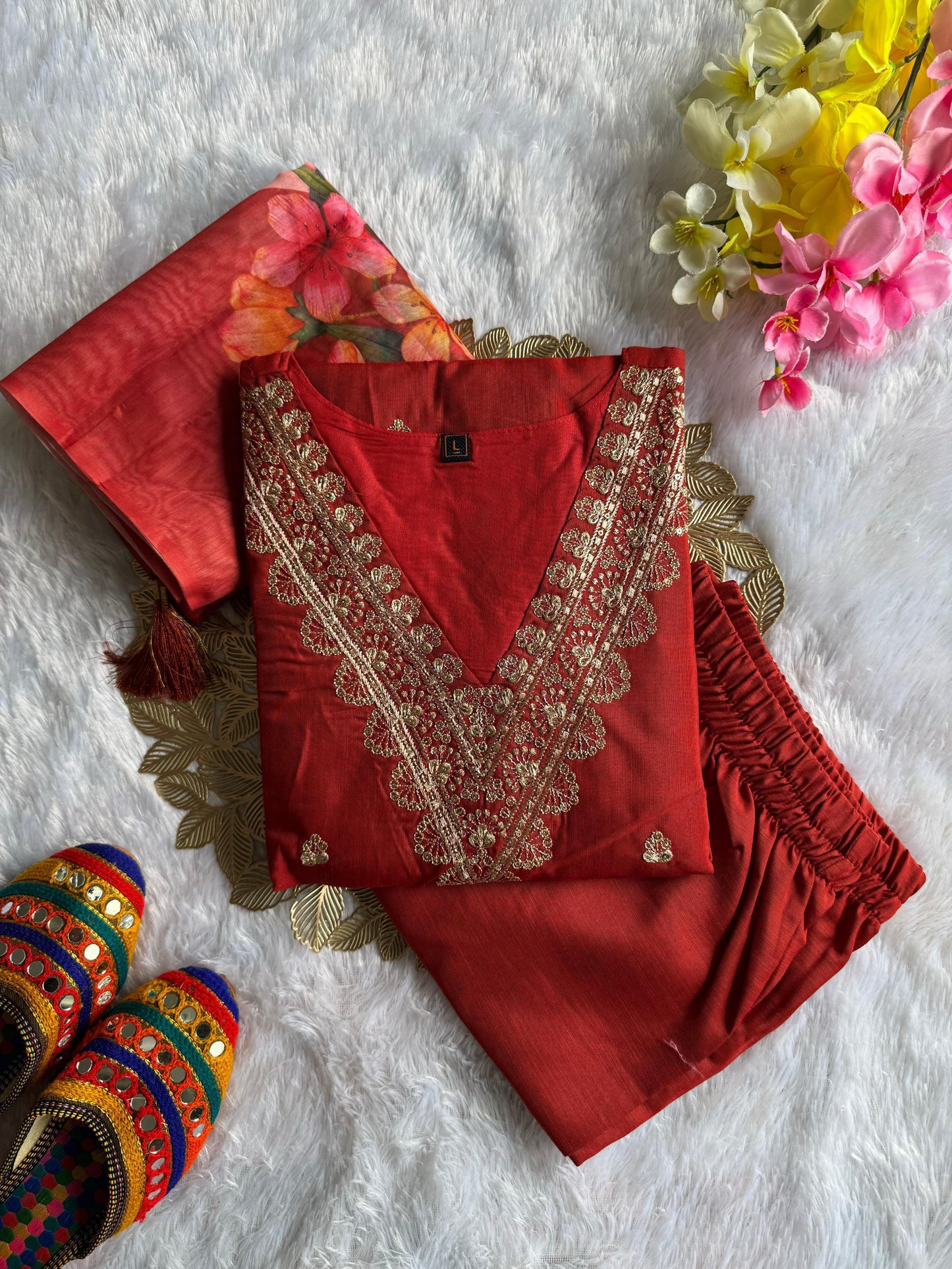 Orange kurta