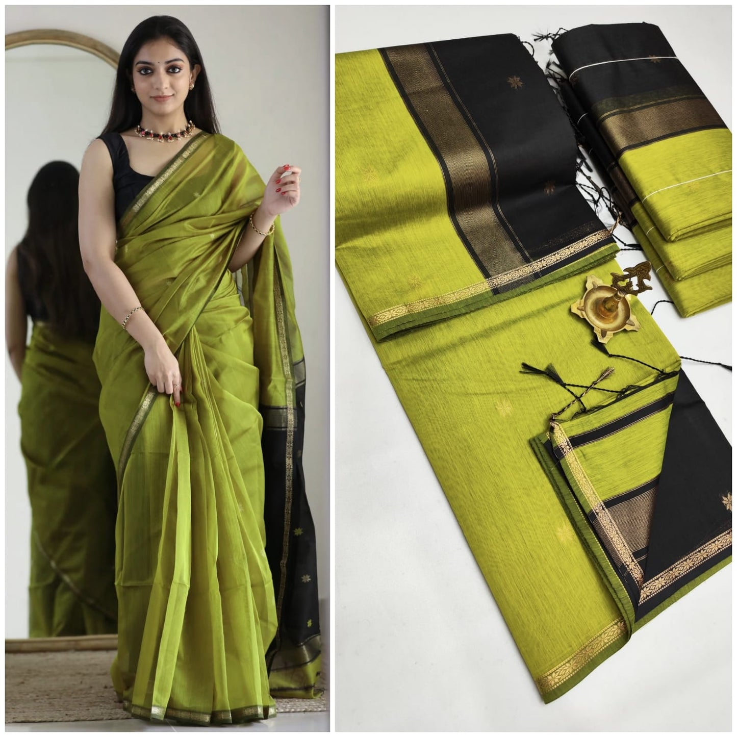Maheshwari Silk Cotton Sarees