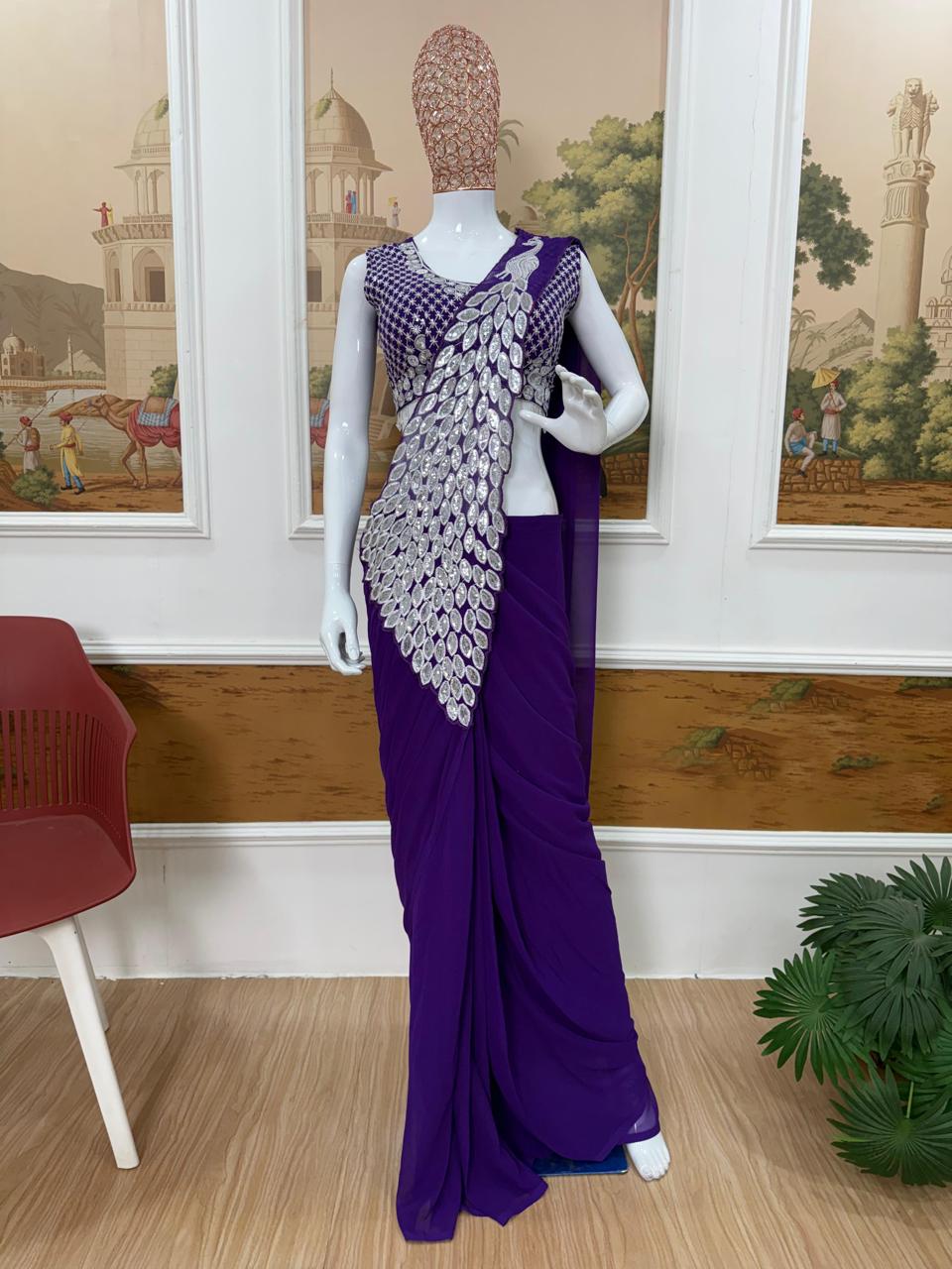 1 min saree