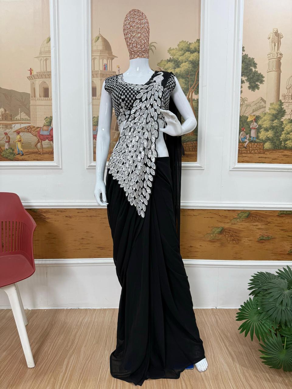 1 min saree