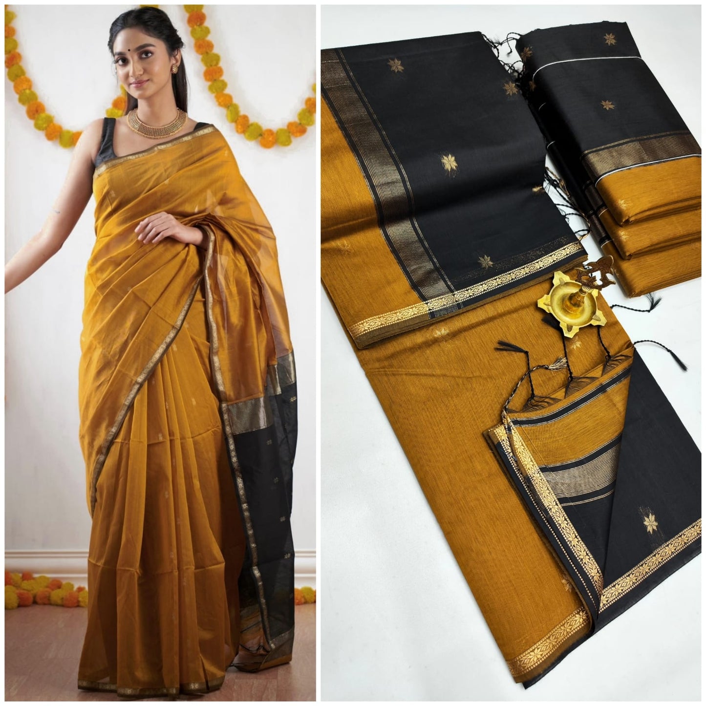 Maheshwari Silk Cotton Sarees