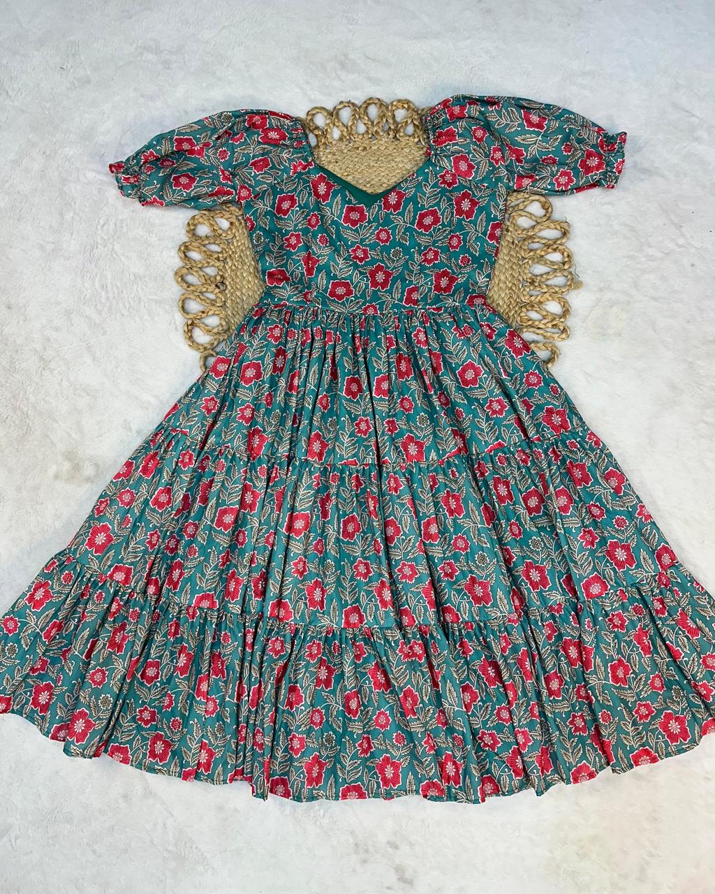 Floral Cotton Gown