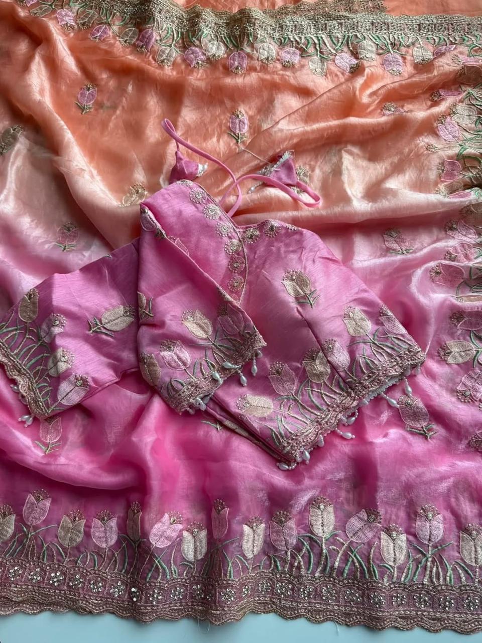 Lotus saree