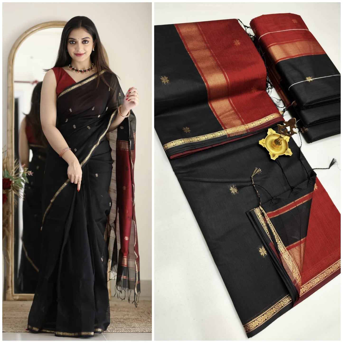 Maheshwari Silk Cotton Sarees