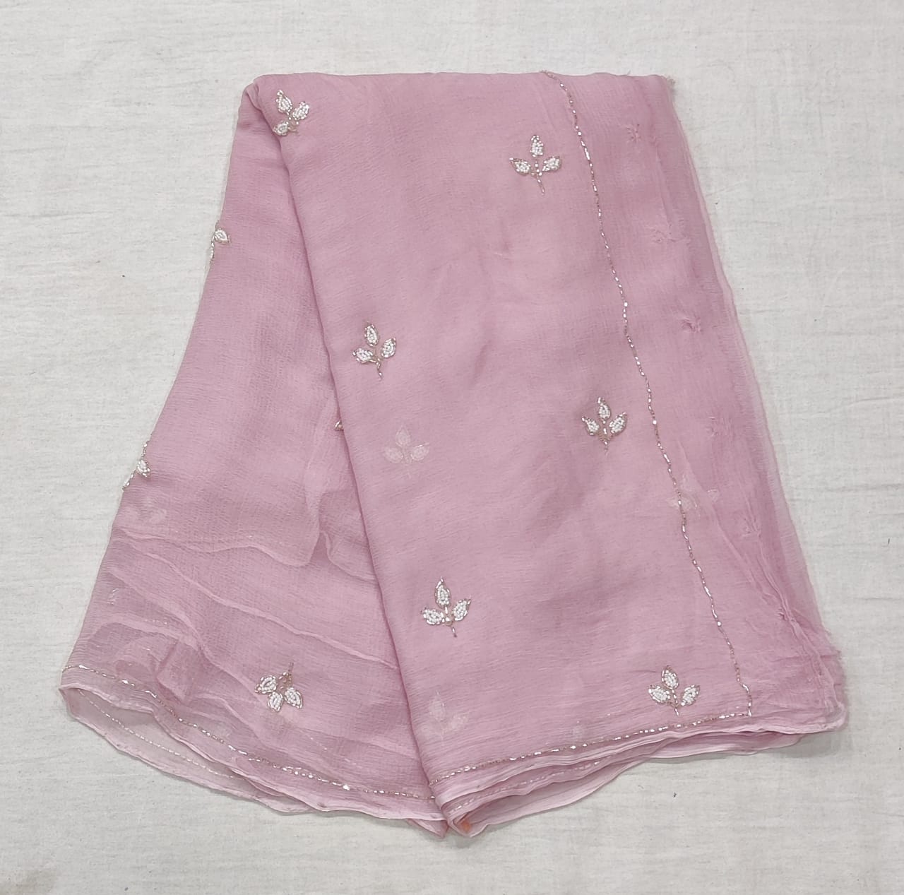 Chiffon rolling saree