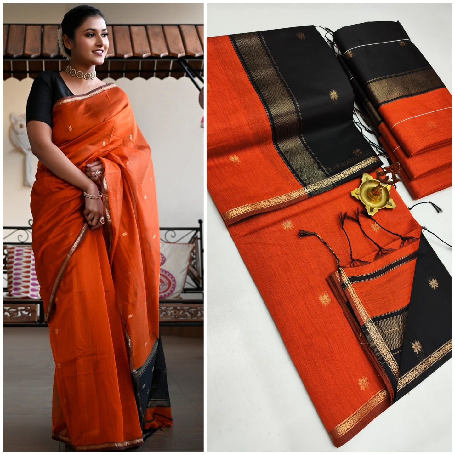 Maheshwari Silk Cotton Sarees