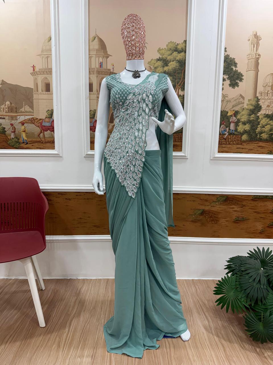 1 min saree