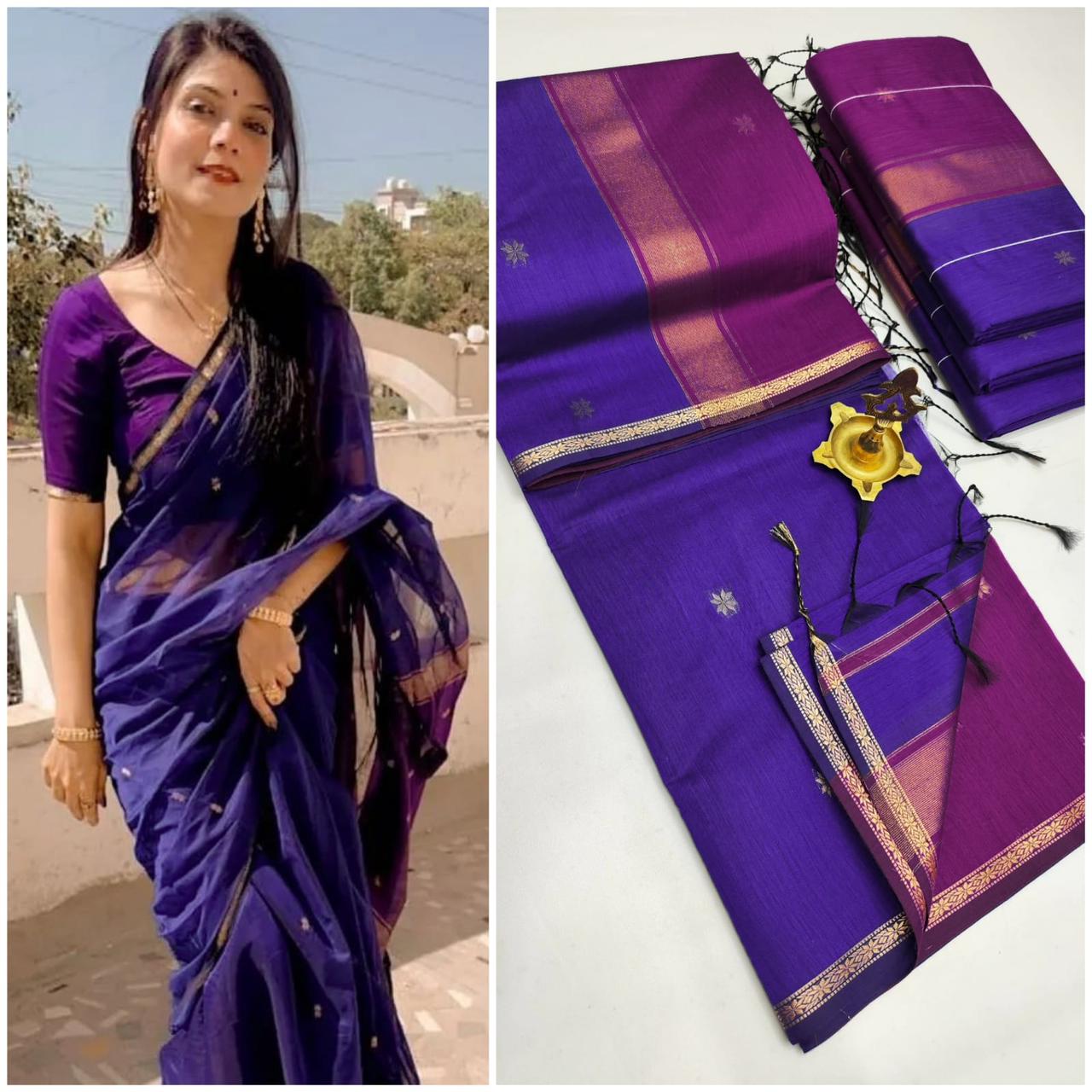 Maheshwari Silk Cotton Sarees