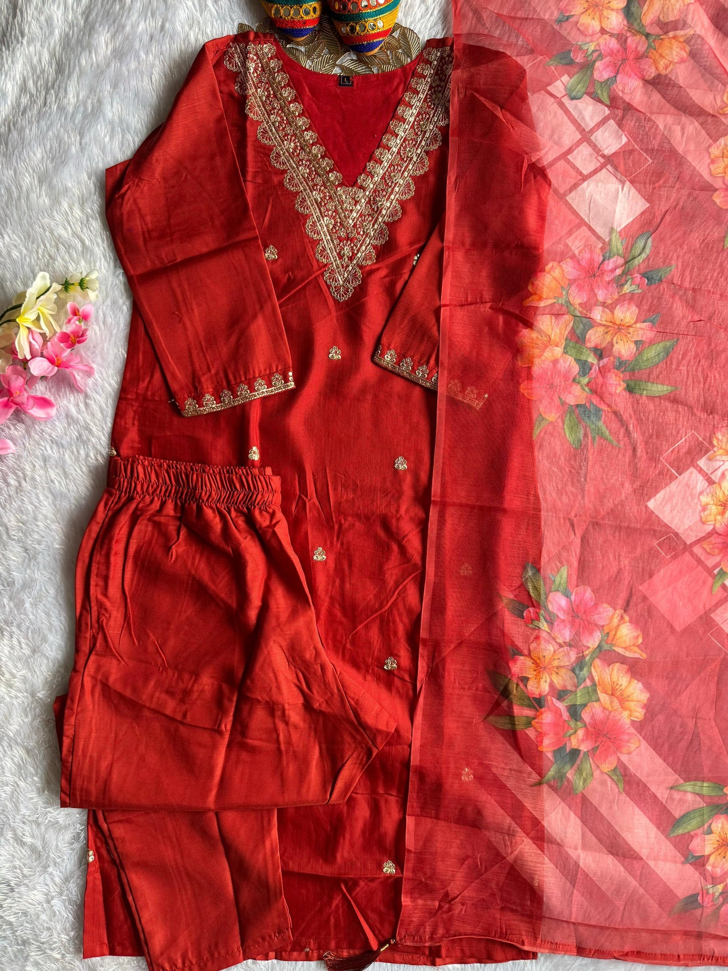 Orange kurta