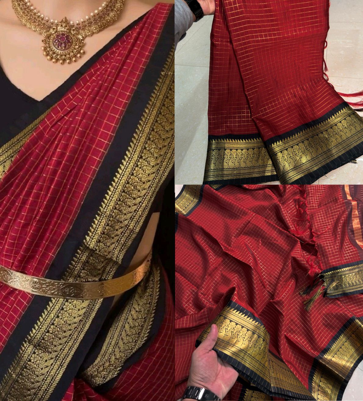 Semi katan saree
