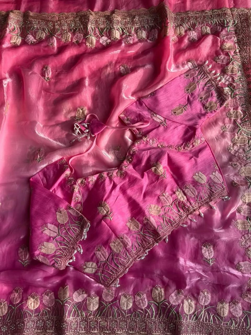 Lotus saree