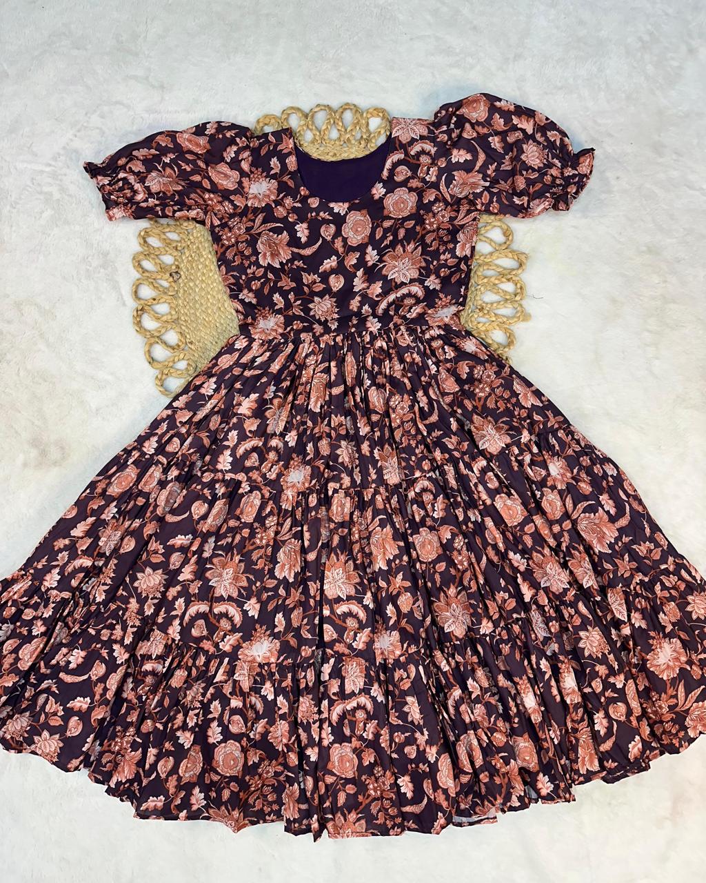 Floral Cotton Gown