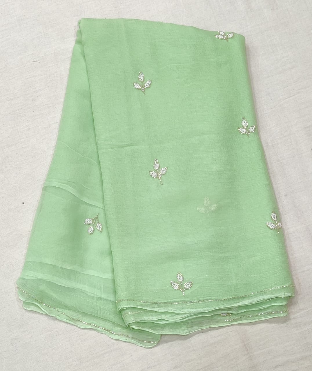 Chiffon rolling saree