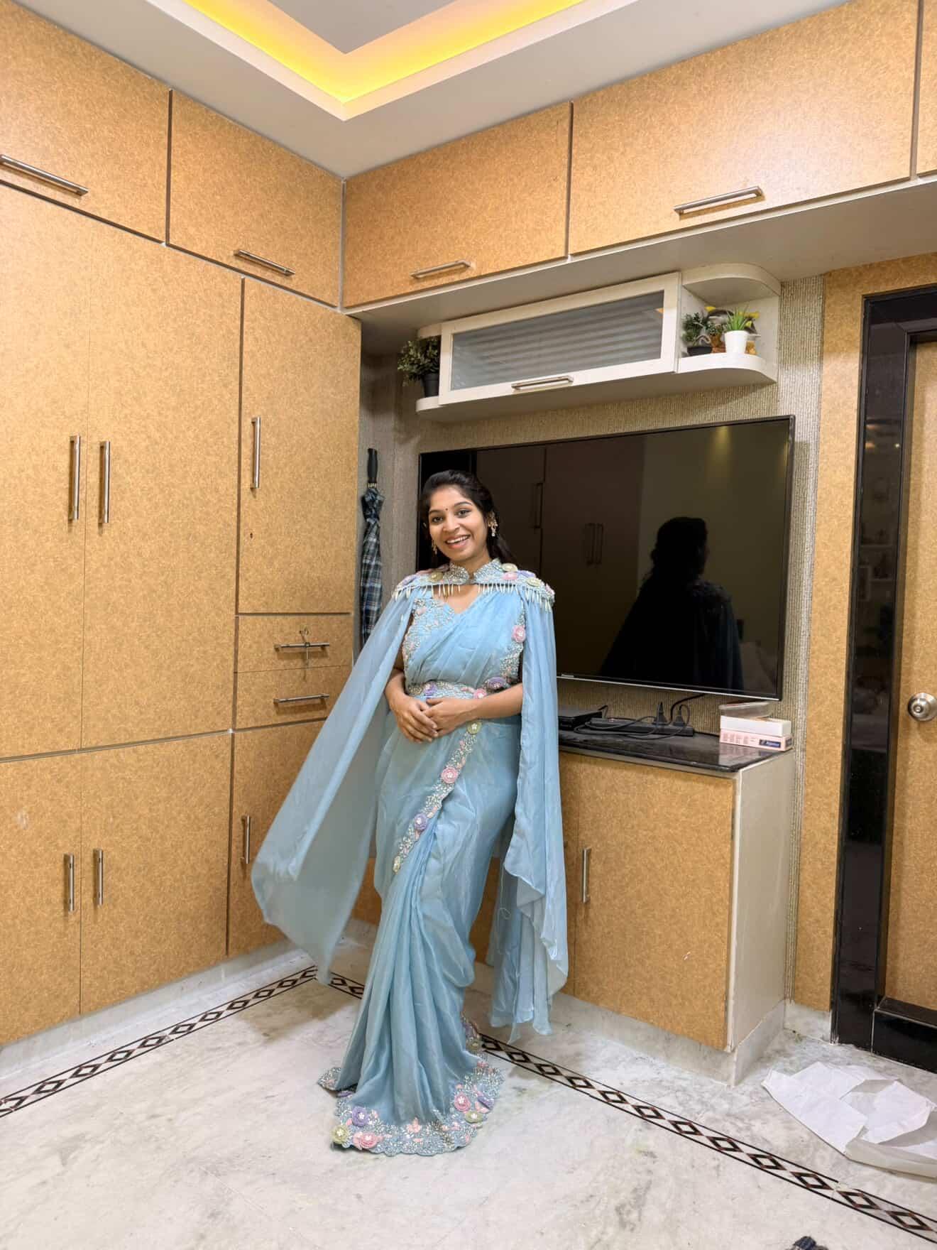 One minute saree