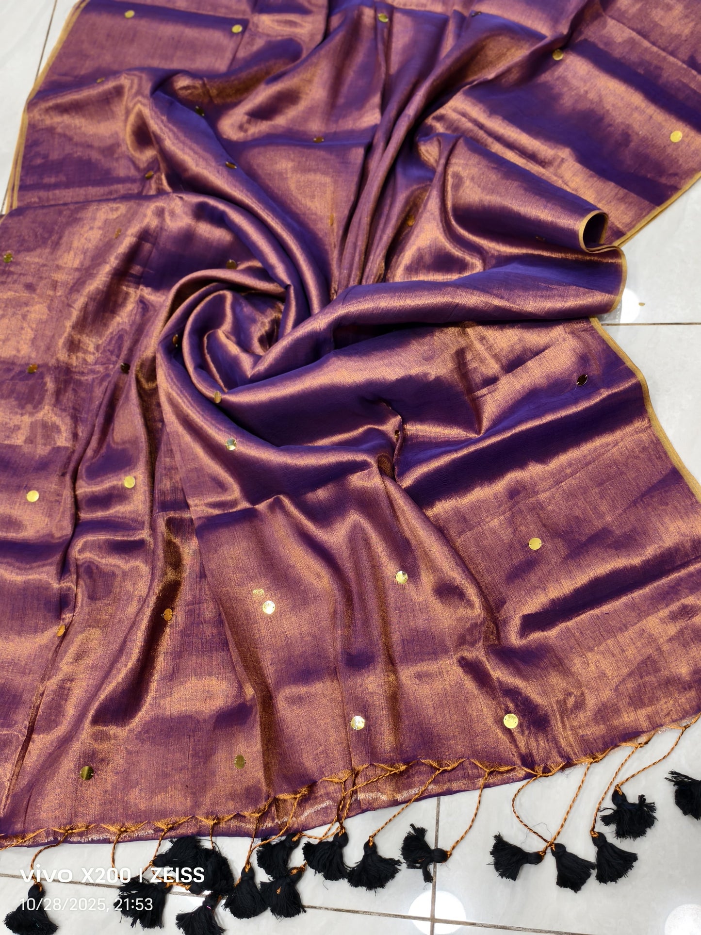 Tissue silk saree