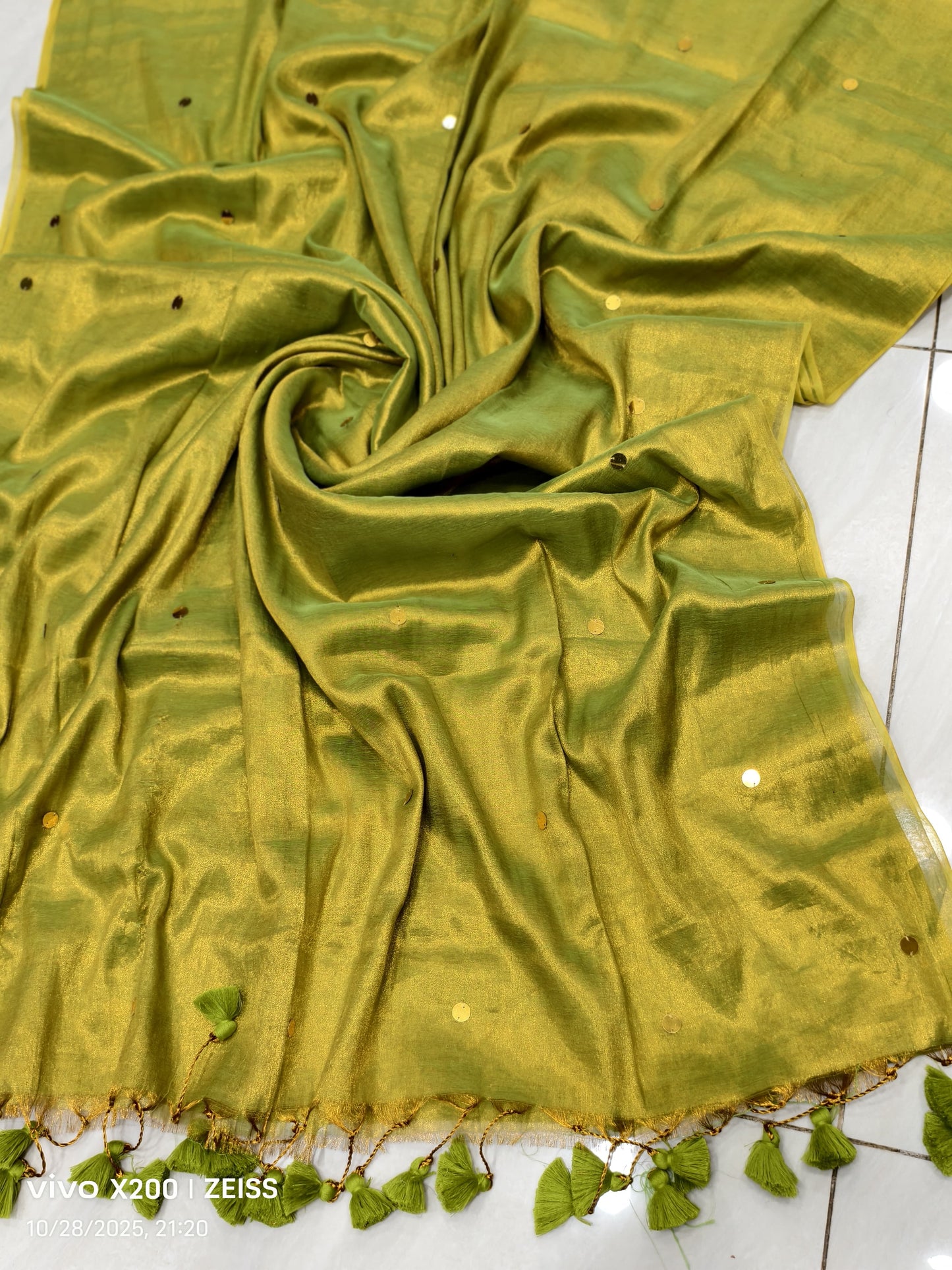 Tissue silk saree